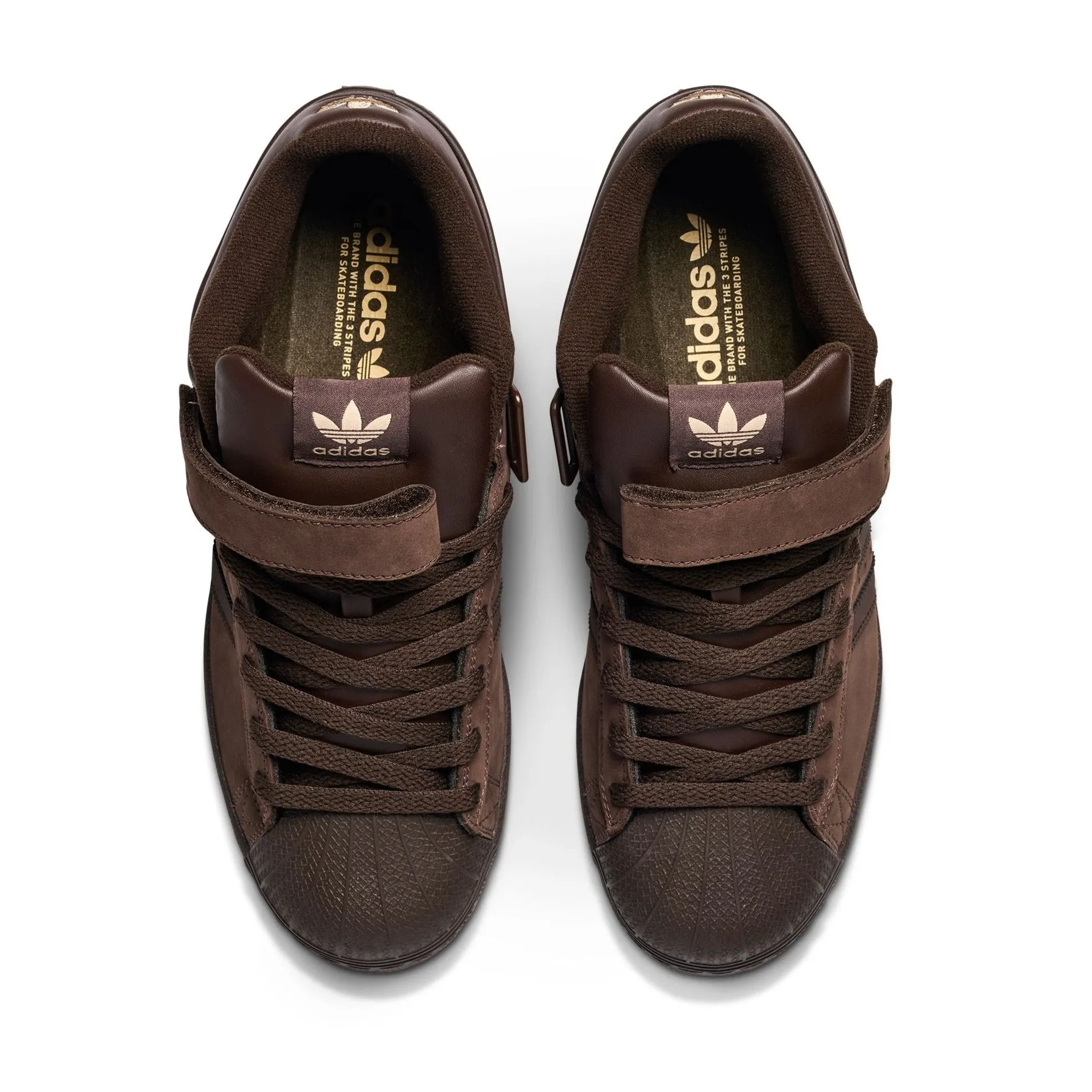 Adidas Pro Shell x Niels Bennett Skateboard Shoe - Brown/Dark Brown/Magic Biege
