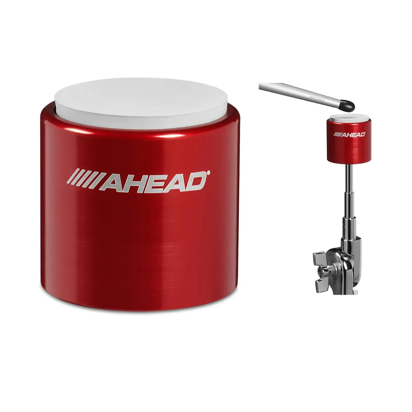 Ahead Wicked Chops Micro Practice Pad Red Aluminum Finish