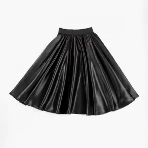 Black Satin Practice Skirt