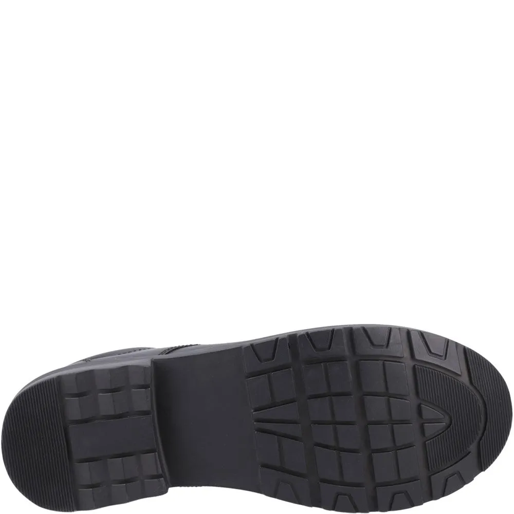 Black/Black Bruno Senior School Shoes