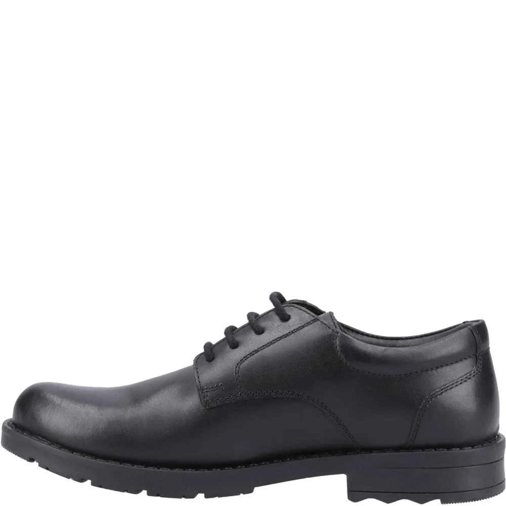 Black/Black Bruno Senior School Shoes