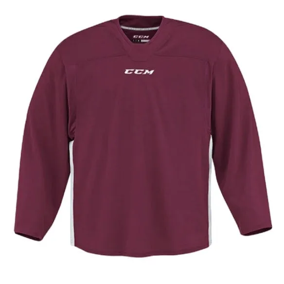 CCM Quicklite 60000 Maroon/White Custom Practice Hockey Jersey