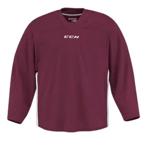 CCM Quicklite 60000 Maroon/White Custom Practice Hockey Jersey