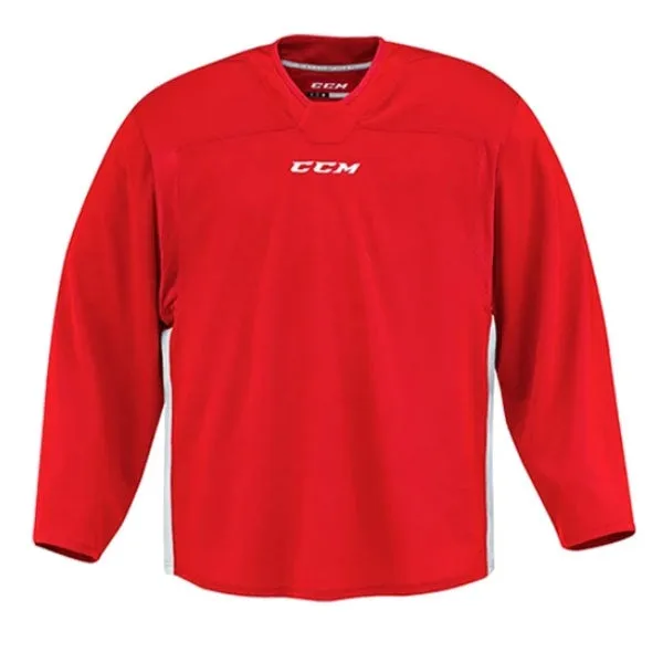 CCM Quicklite 60000 Red/White Custom Practice Hockey Jersey