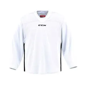 CCM Quicklite 60000 White/Black Custom Practice Hockey Jersey