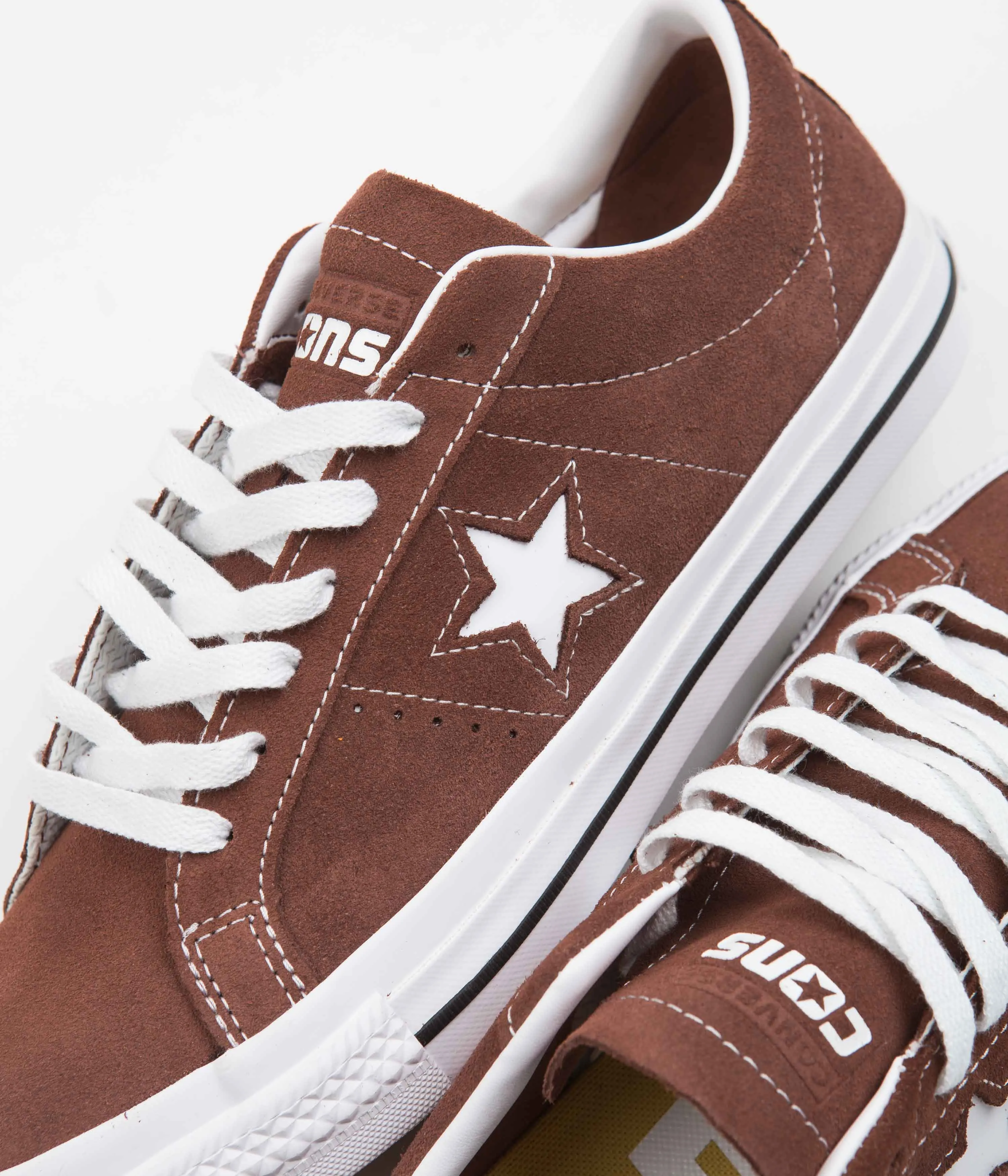 Converse One Star Pro Ox Shoes - Red Oak / White / Black