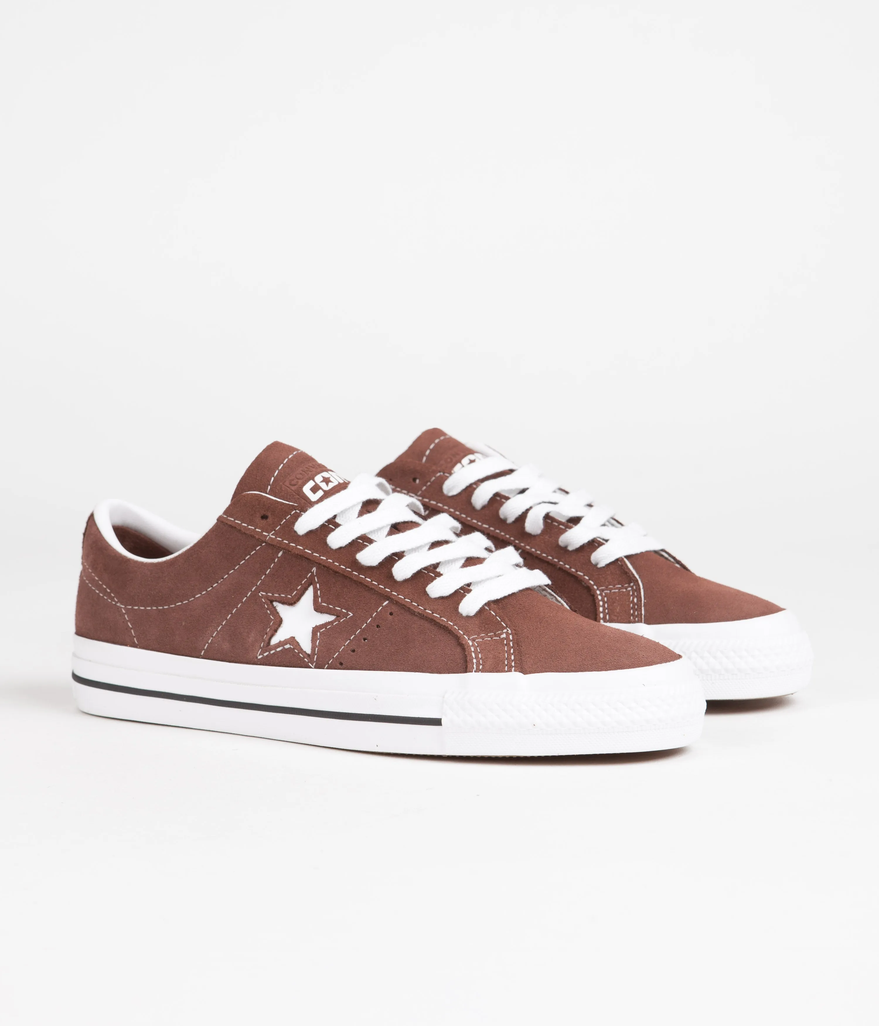 Converse One Star Pro Ox Shoes - Red Oak / White / Black