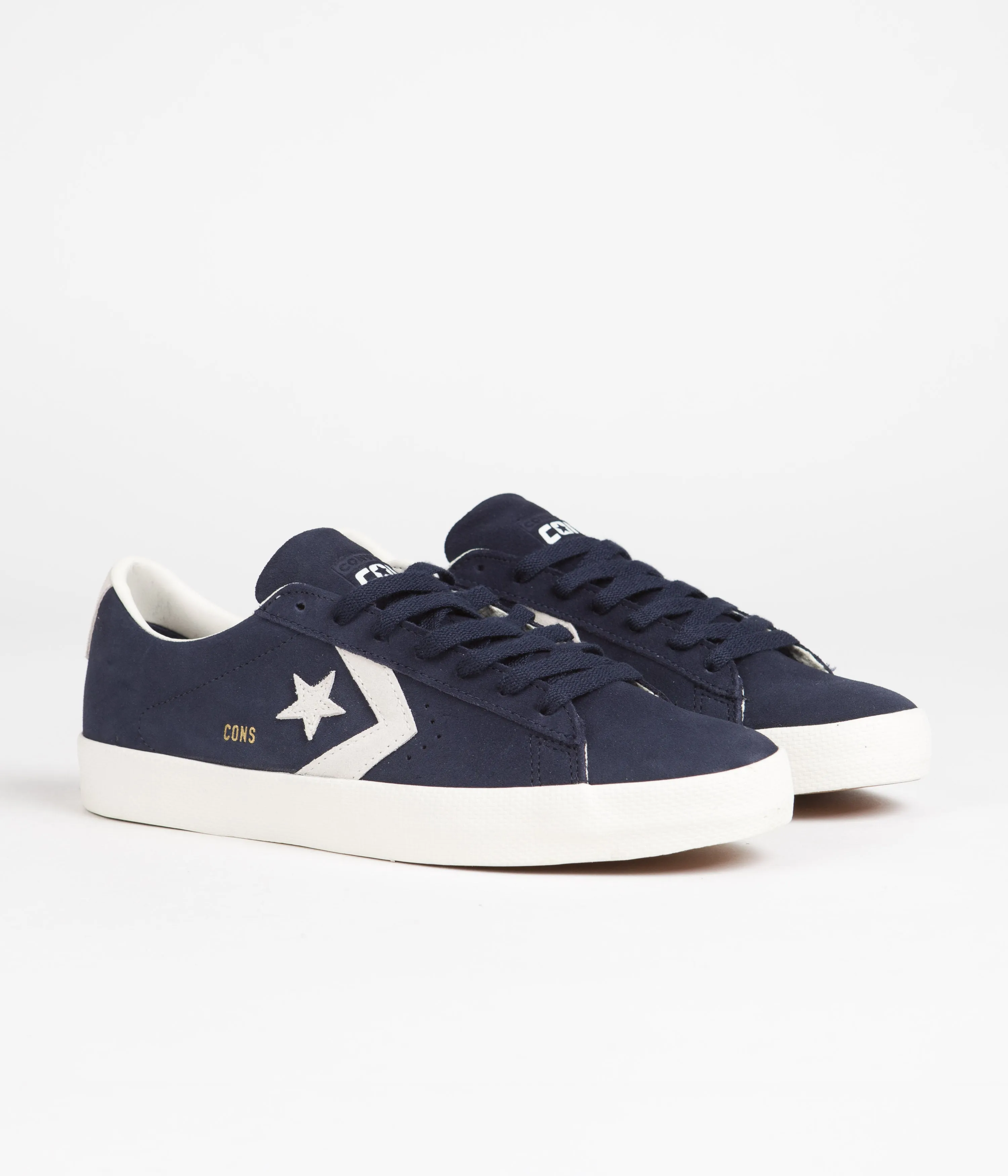 Converse Pro Leather Vulcanized Pro Ox Shoes - Obsidian / Egret / Obsidian