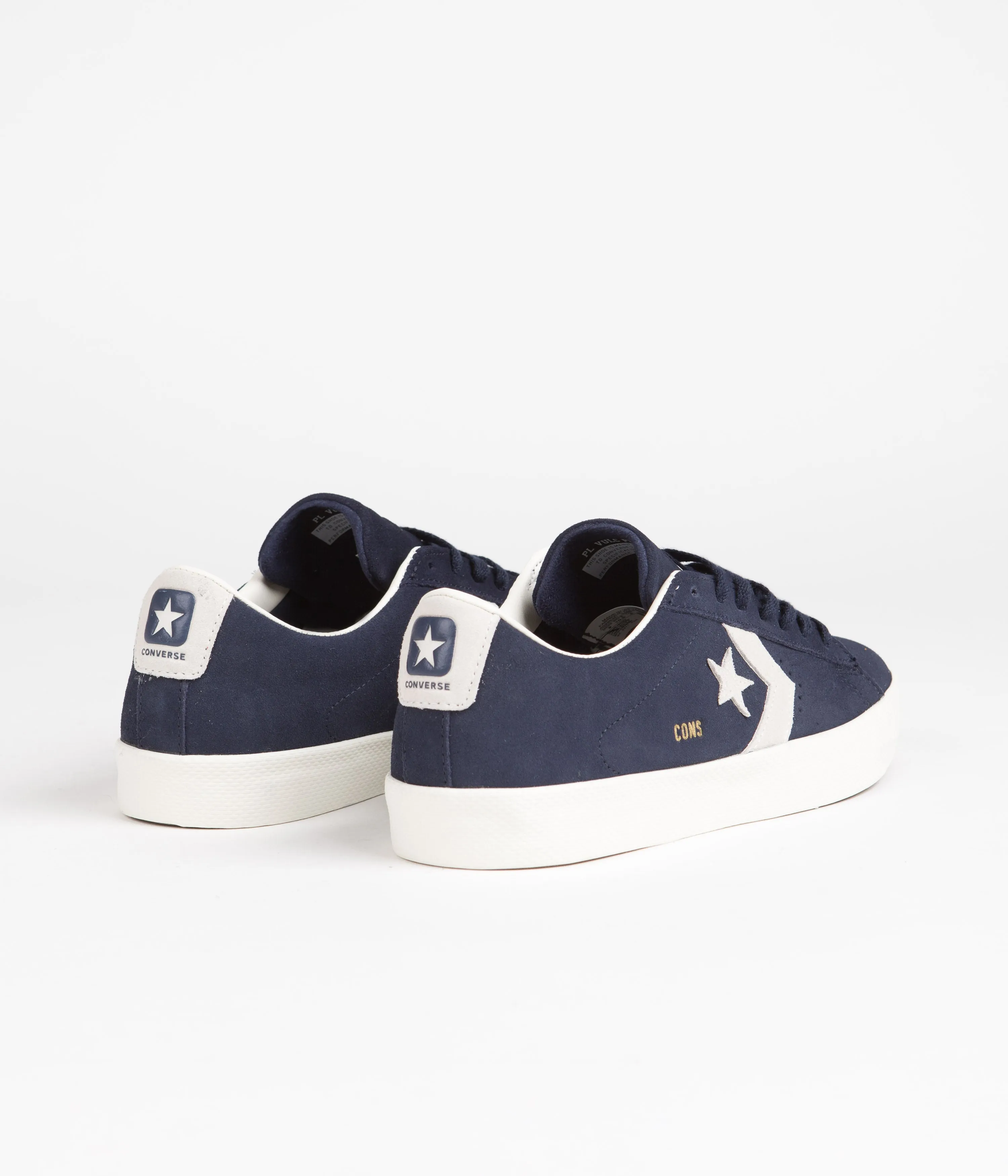 Converse Pro Leather Vulcanized Pro Ox Shoes - Obsidian / Egret / Obsidian