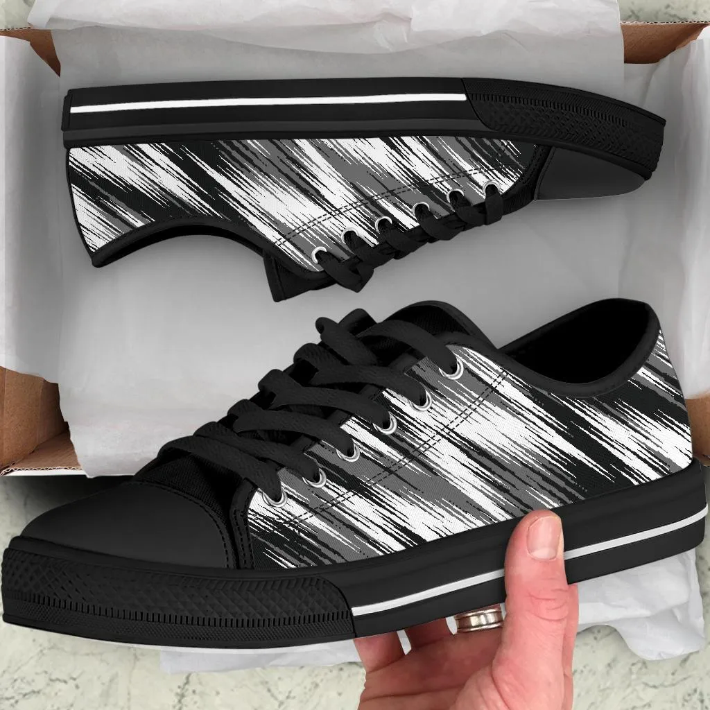 Custom Sneakers-Black and White Series 116