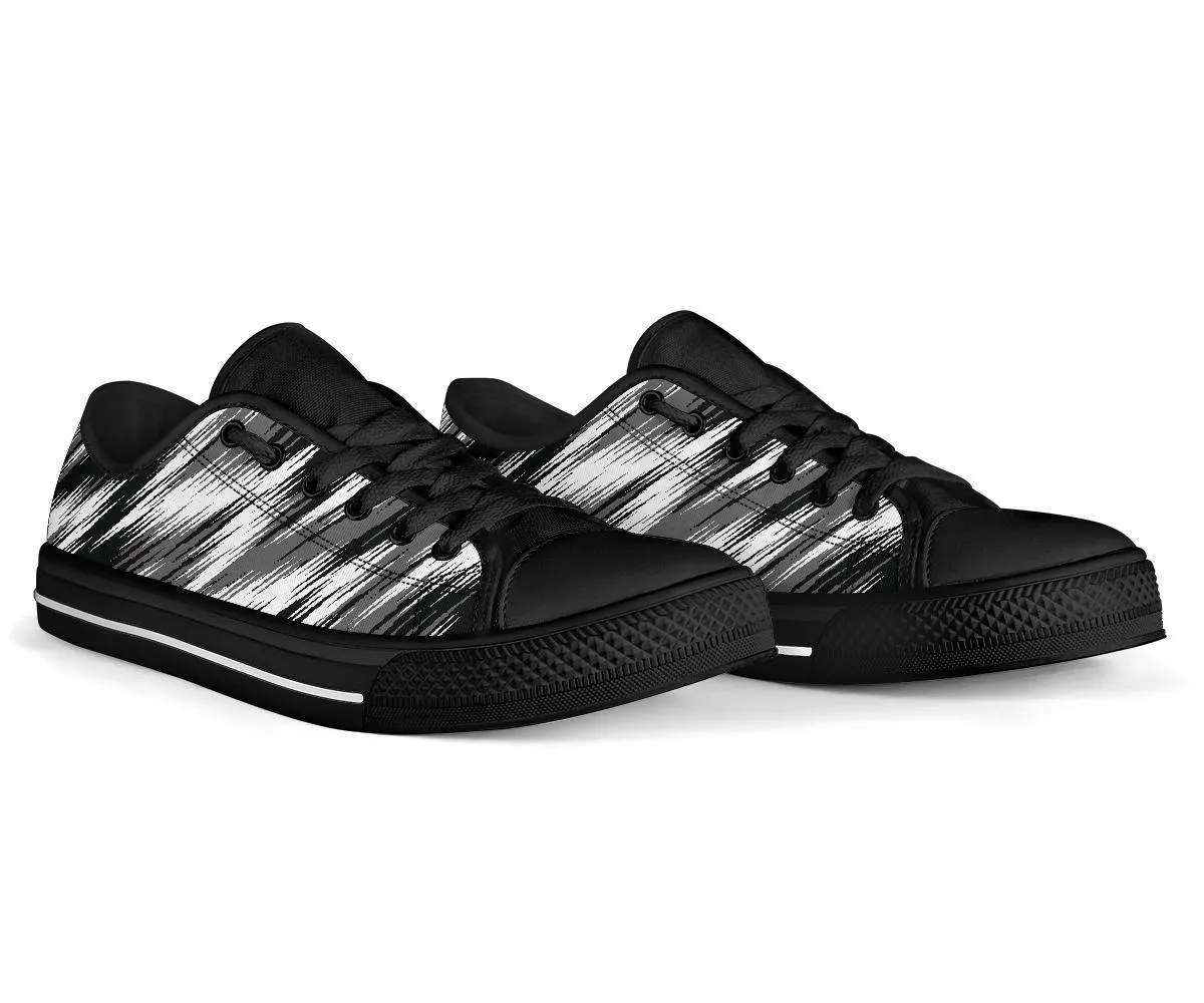 Custom Sneakers-Black and White Series 116