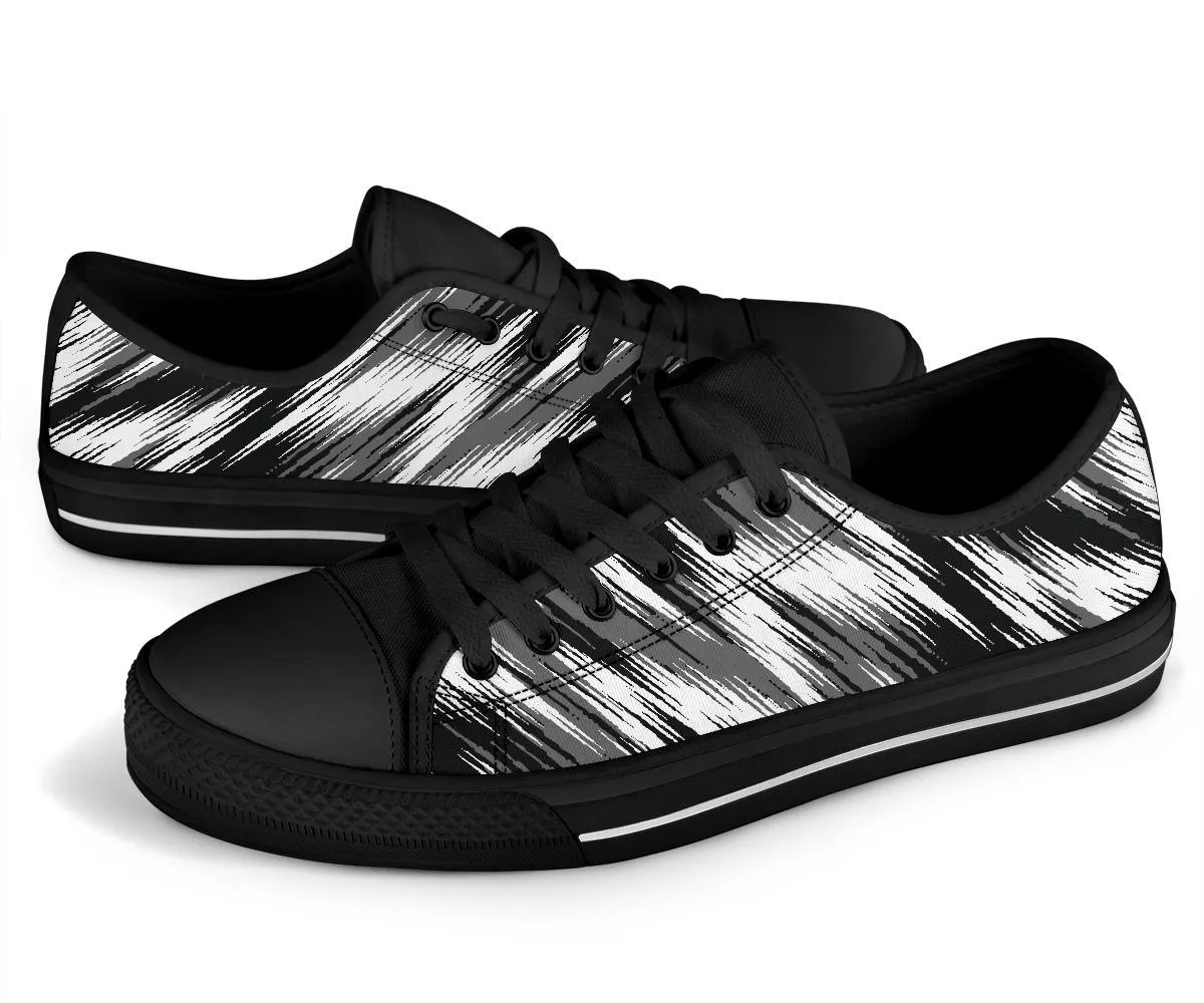 Custom Sneakers-Black and White Series 116