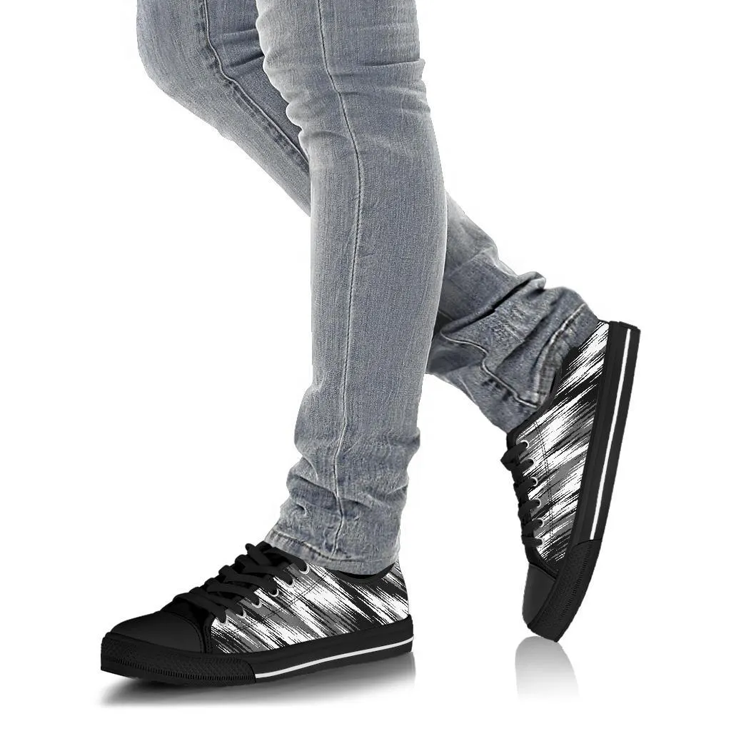 Custom Sneakers-Black and White Series 116