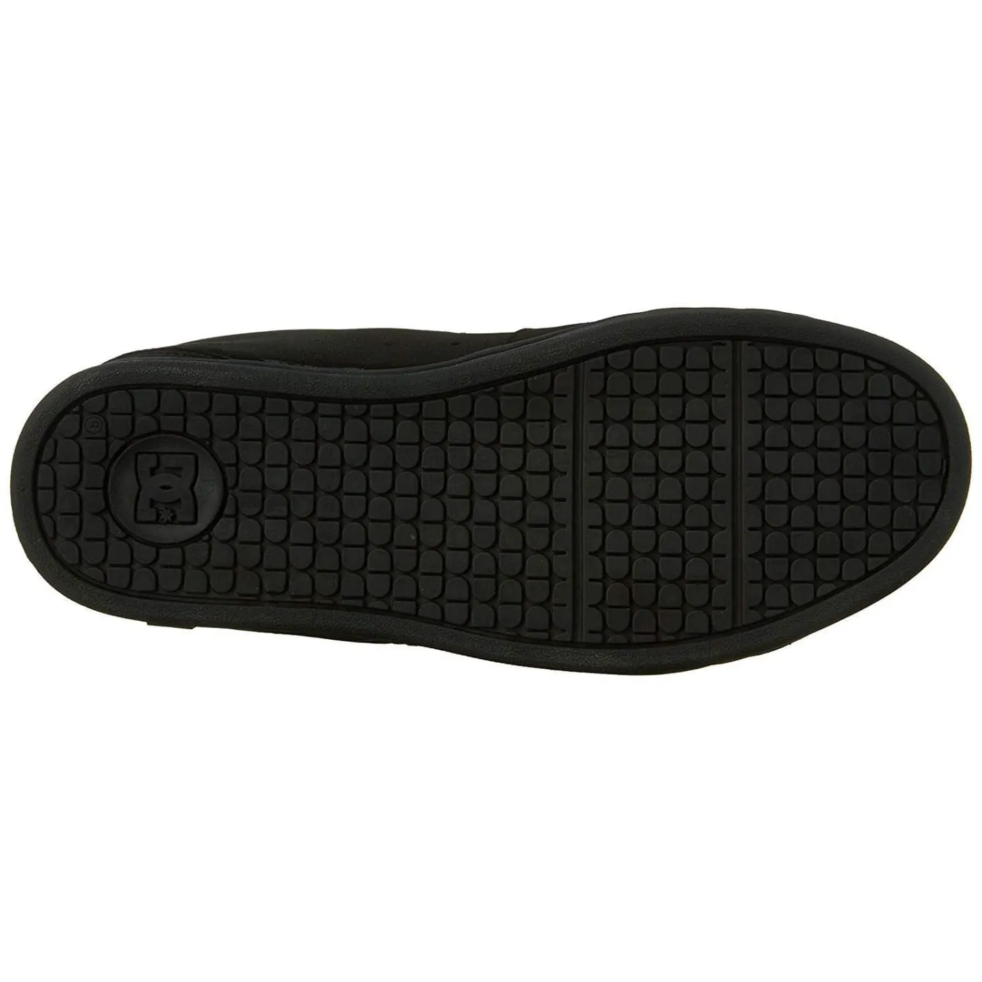 DC Net M Black Black Black Mens Leather Skate Trainer
