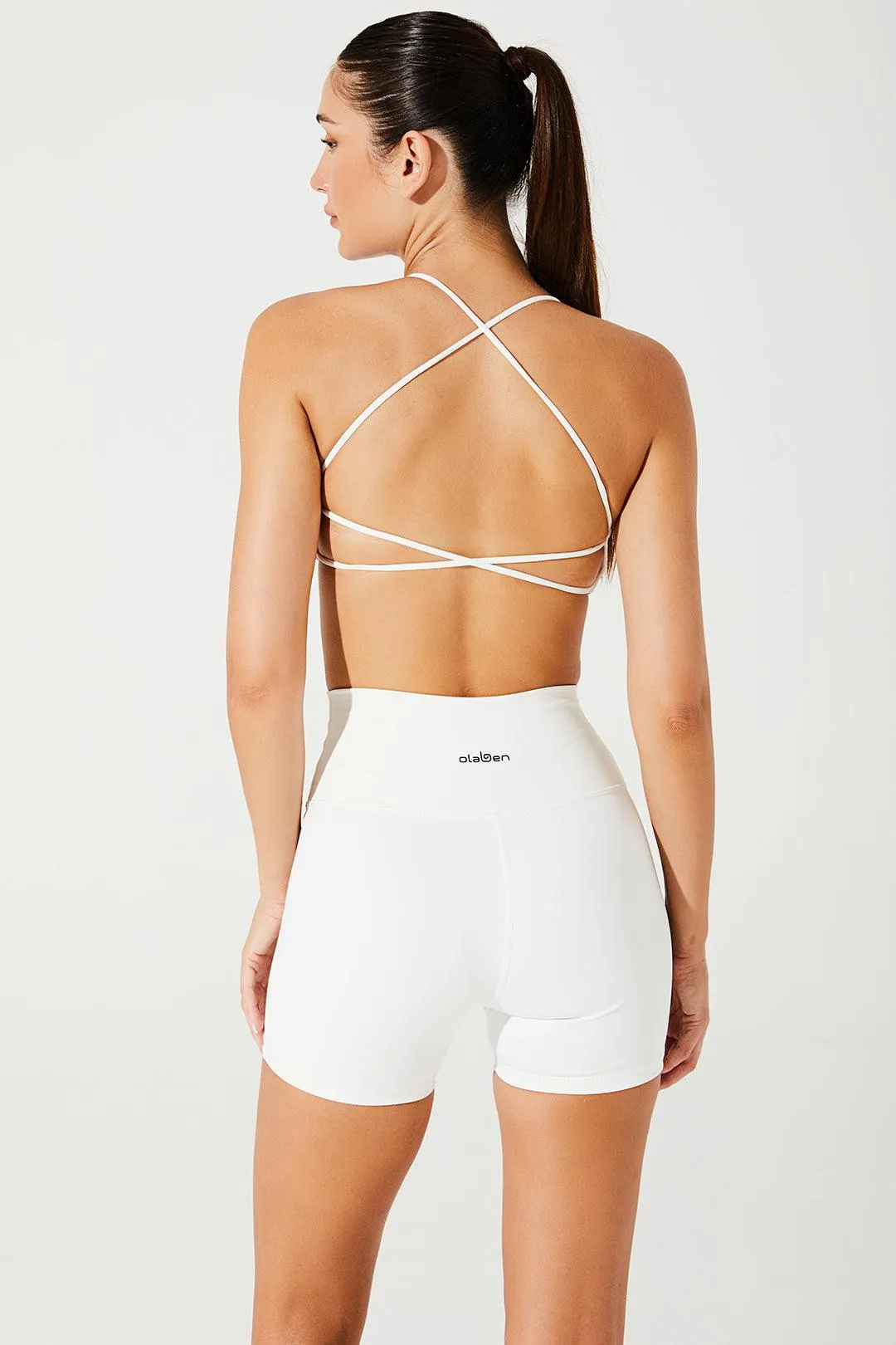 Elvi Biker Short - White