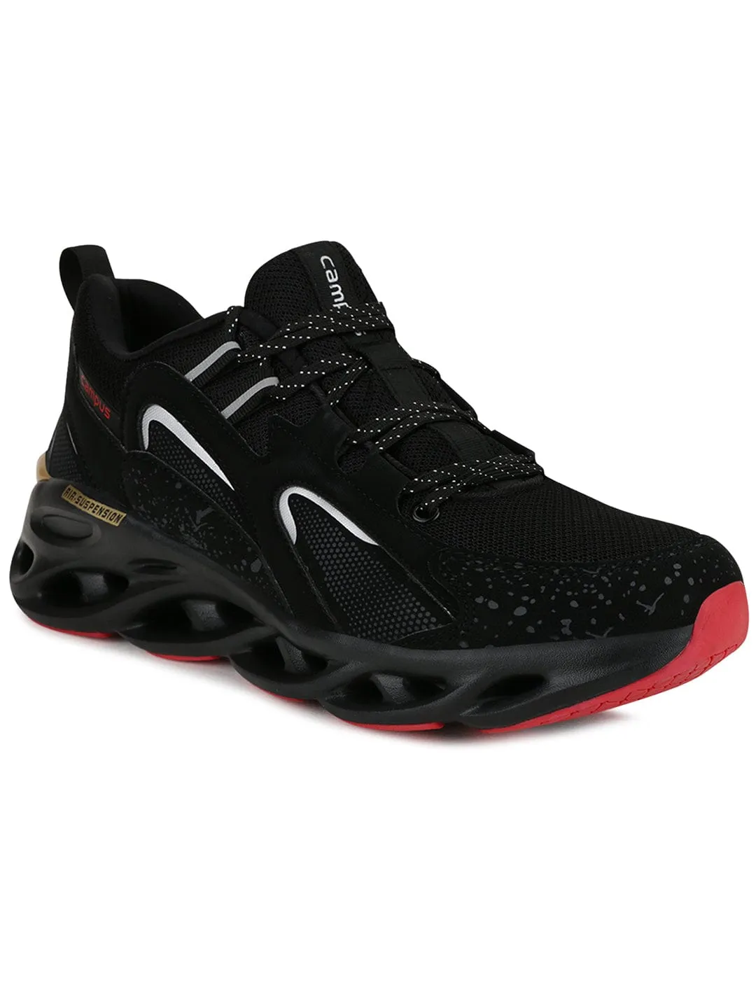 GAIN Black Men's Running Shoes