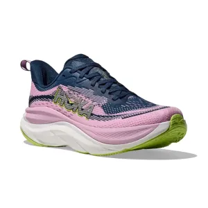 HOKA WOMEN'S RUNNING SHOES SKY FLOW MIDNIGHT / PINK TWILIGHT
