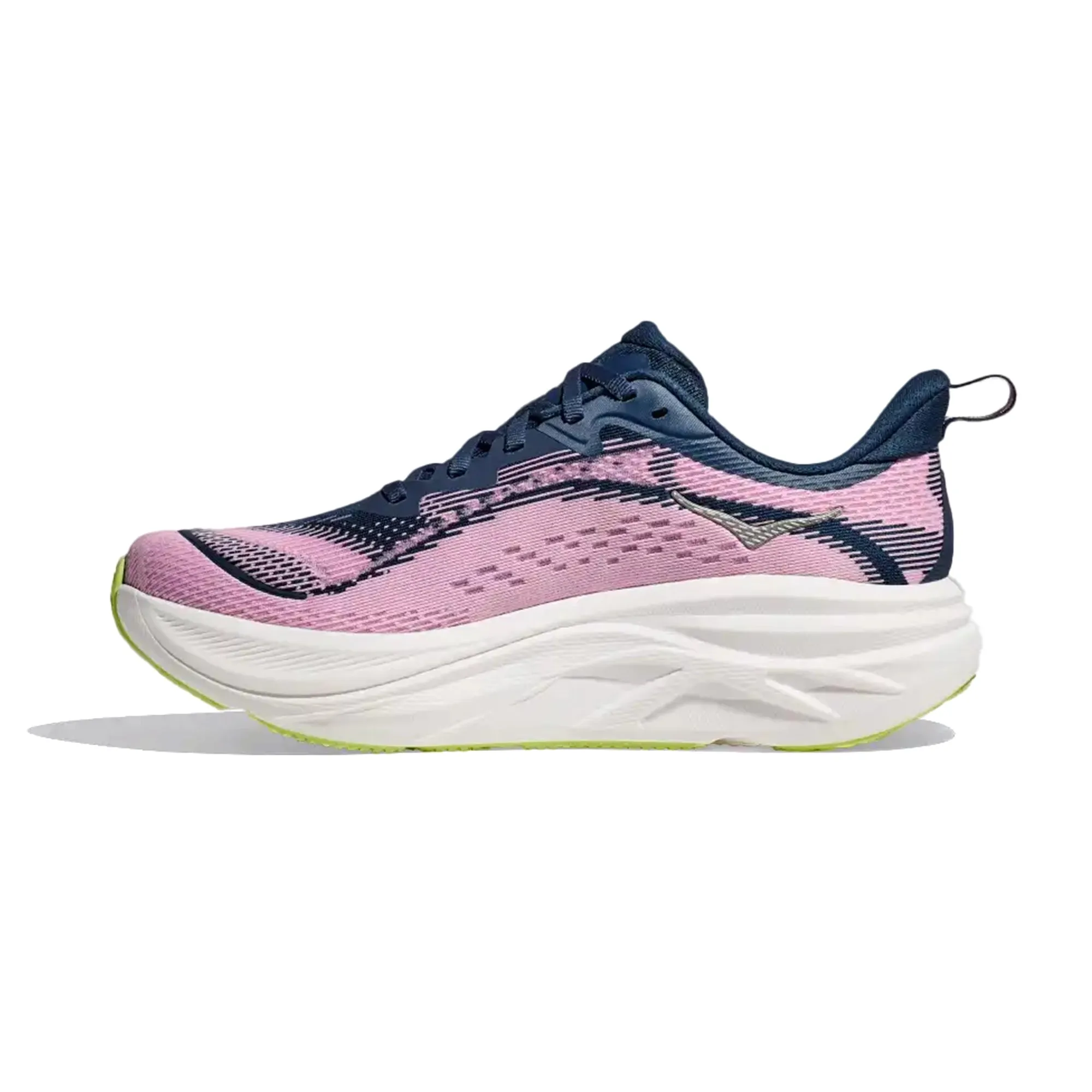 HOKA WOMEN'S RUNNING SHOES SKY FLOW MIDNIGHT / PINK TWILIGHT