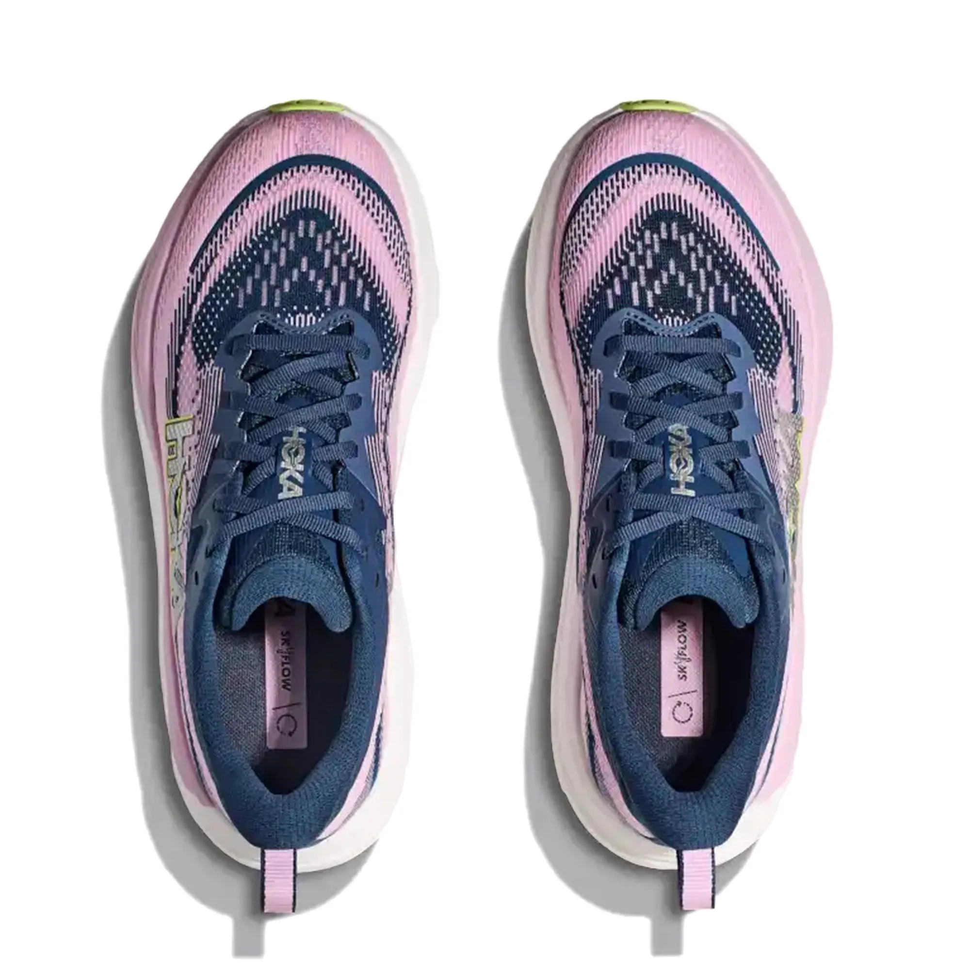 HOKA WOMEN'S RUNNING SHOES SKY FLOW MIDNIGHT / PINK TWILIGHT