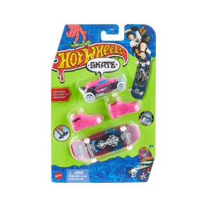 Hot Wheels Skate Tony Hawk Collector Set, Fingerboard, Pair Of Skate Shoes & Car (Styles May Vary)