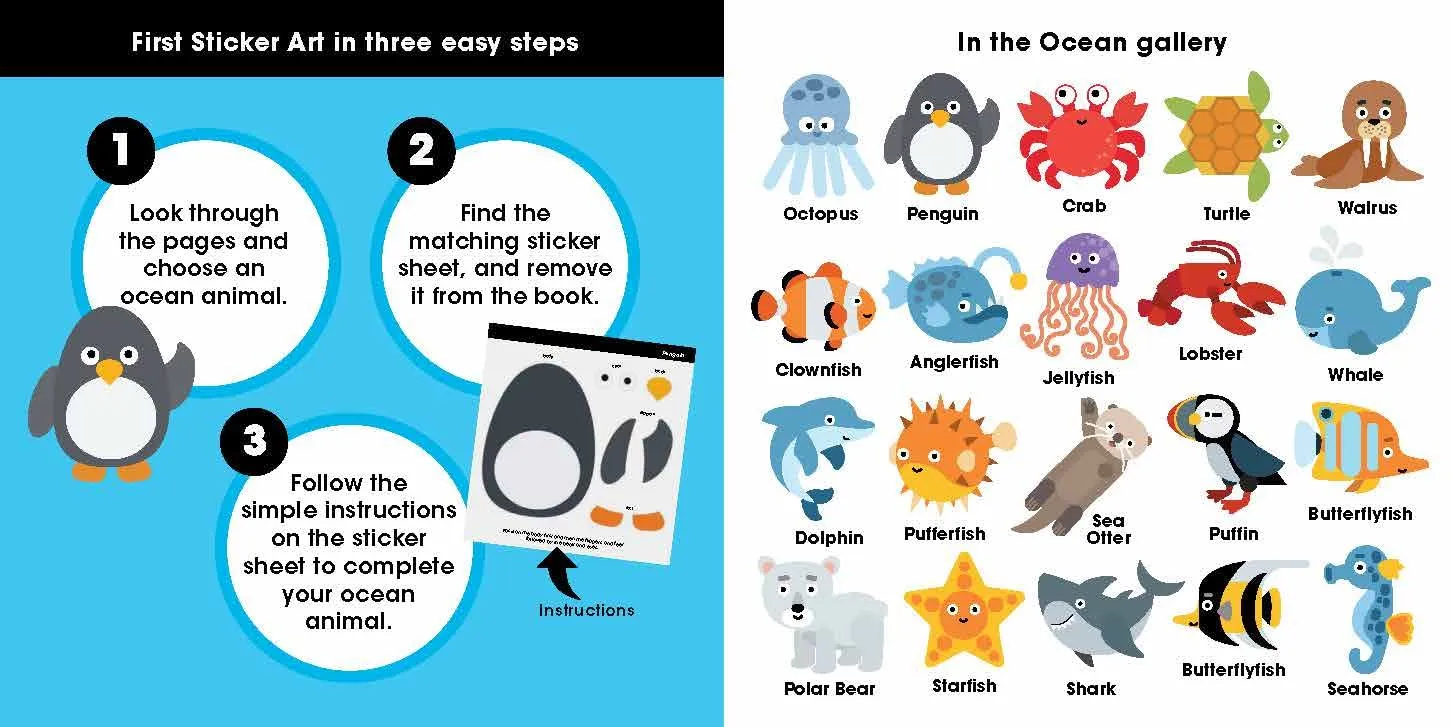 In The Ocean First Sticker Book