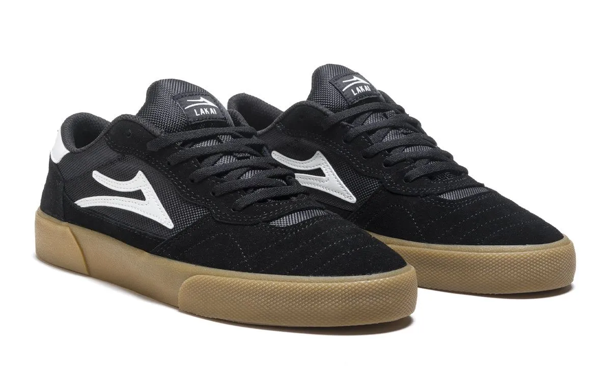 Lakai Cambridge Skate Shoes - Black / Gum