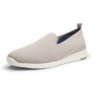 Me Too Gage Slip On Casual Comfort Slip On Low Top Sneakers Frost Grey Nubuck