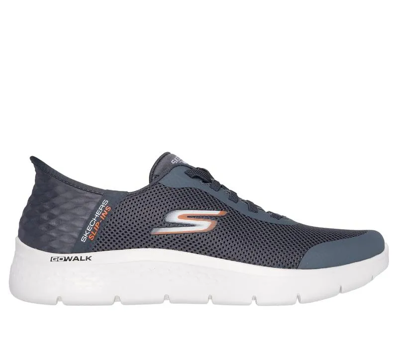 Men's Wide Fit Skechers Slip-ins 216324 Go Walk Flex Trainers
