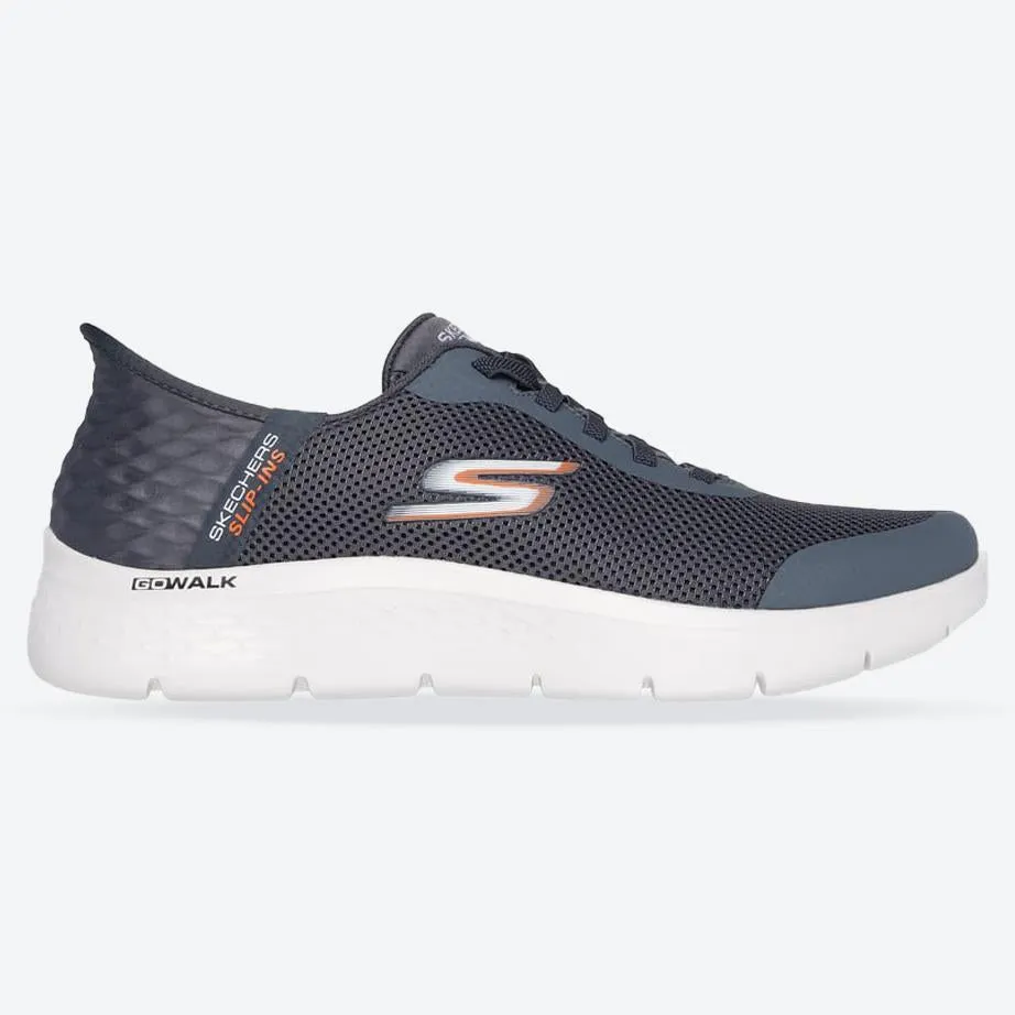 Men's Wide Fit Skechers Slip-ins 216324 Go Walk Flex Trainers