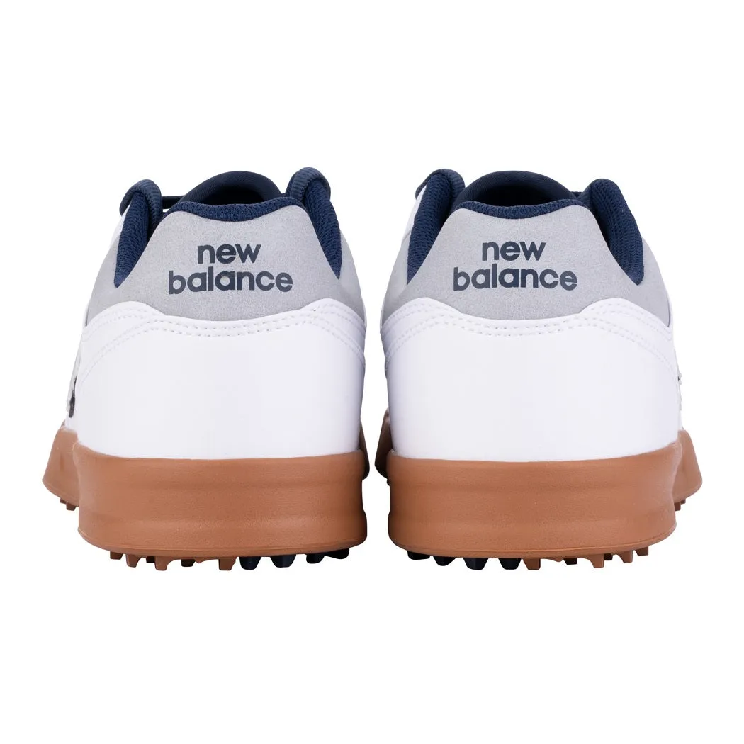 New Balance Mens 480 SL Golf Shoes - Spikeless - White/Brown - All Sizes