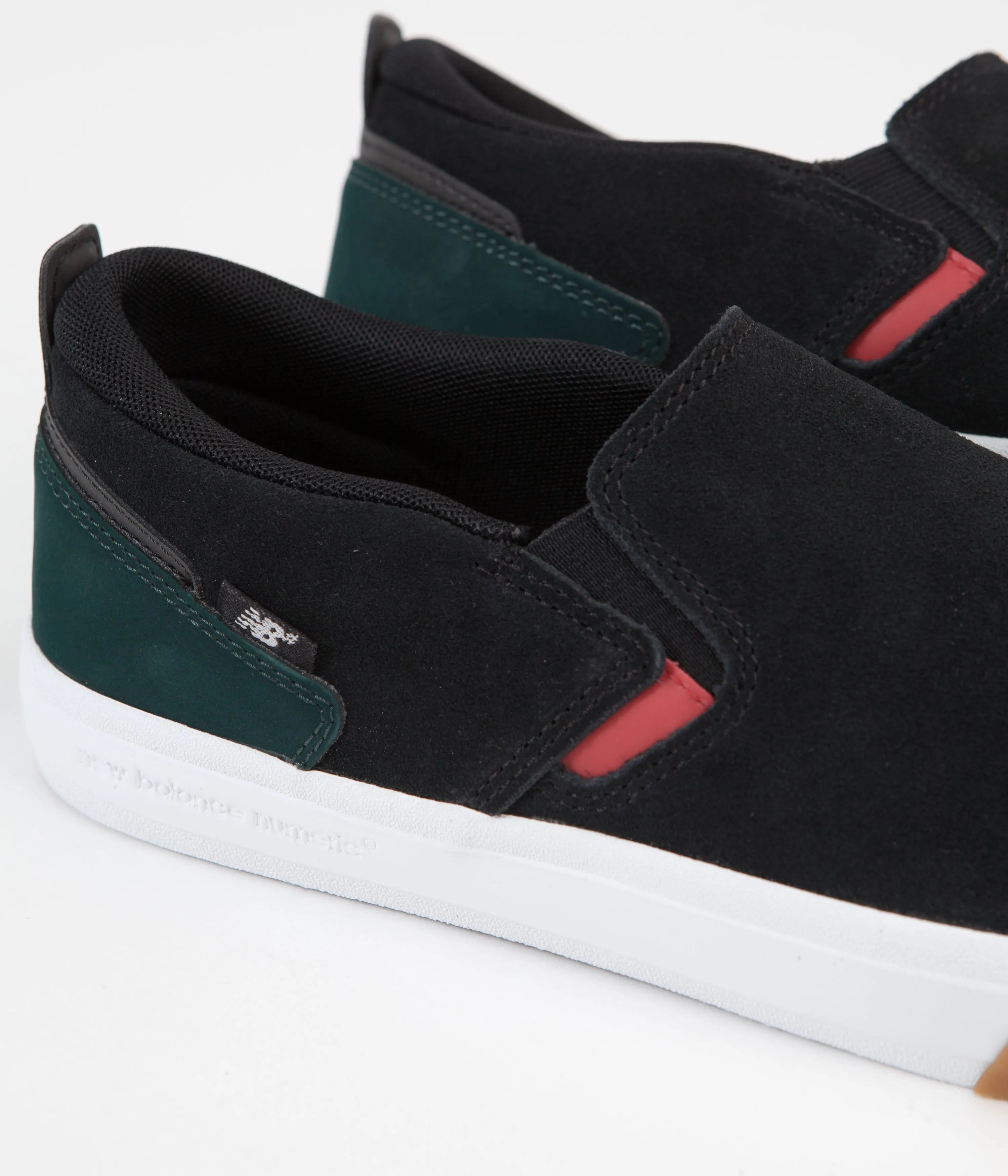 New Balance Numeric 306 Jamie Foy Slip On Shoes - Black / White