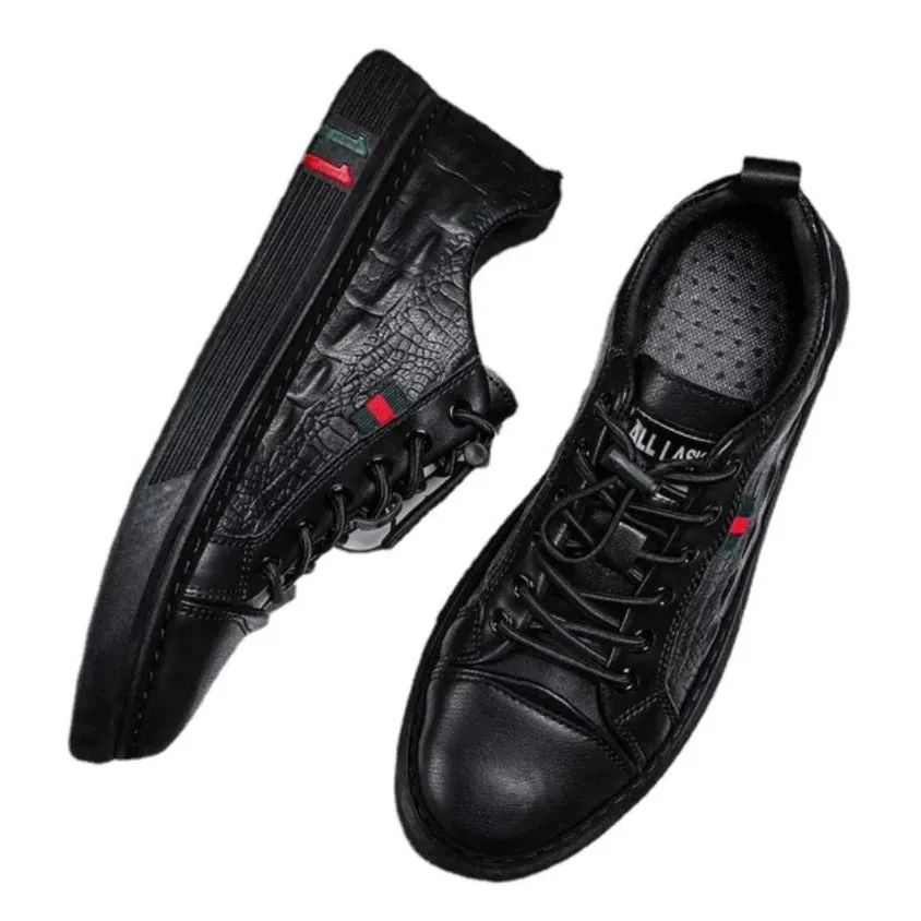 NEW Retails $139, Desires of Luxury Men's Alligator Print Sneakers, Men's Sz 11