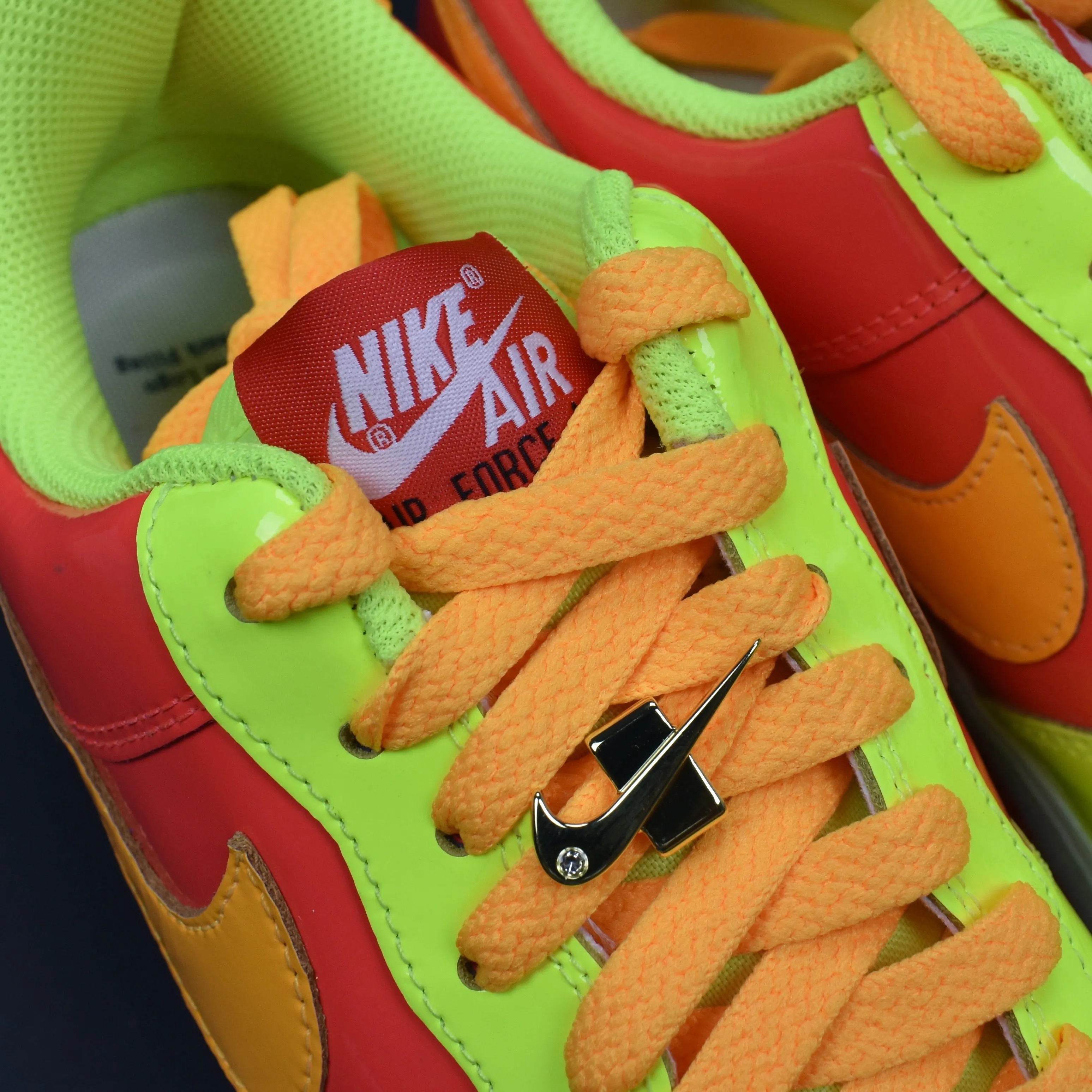 Nike - Air Force 1 By You Patent Leather 'Watermelon'