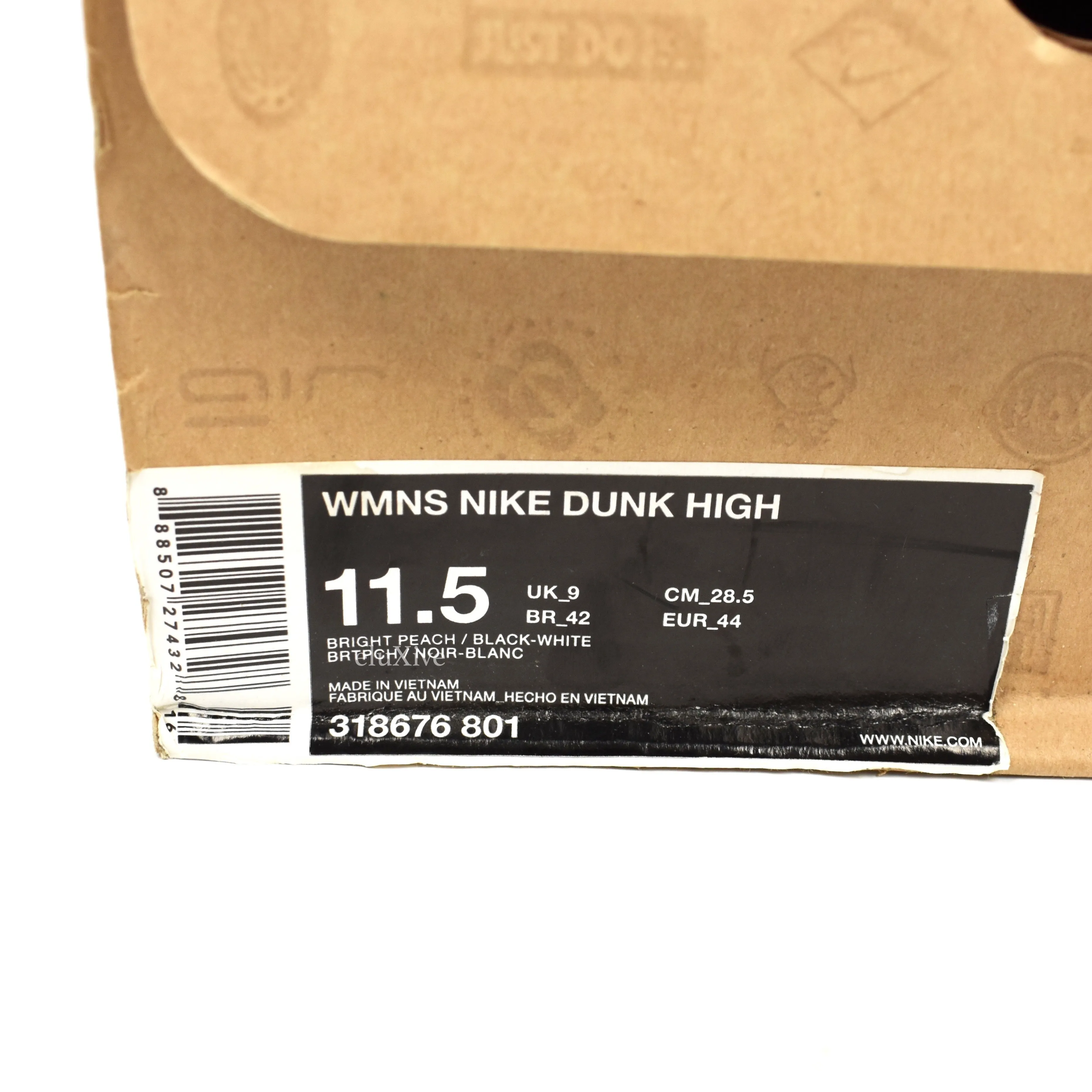 Nike - Dunk High (Bright Peach/Black/White)