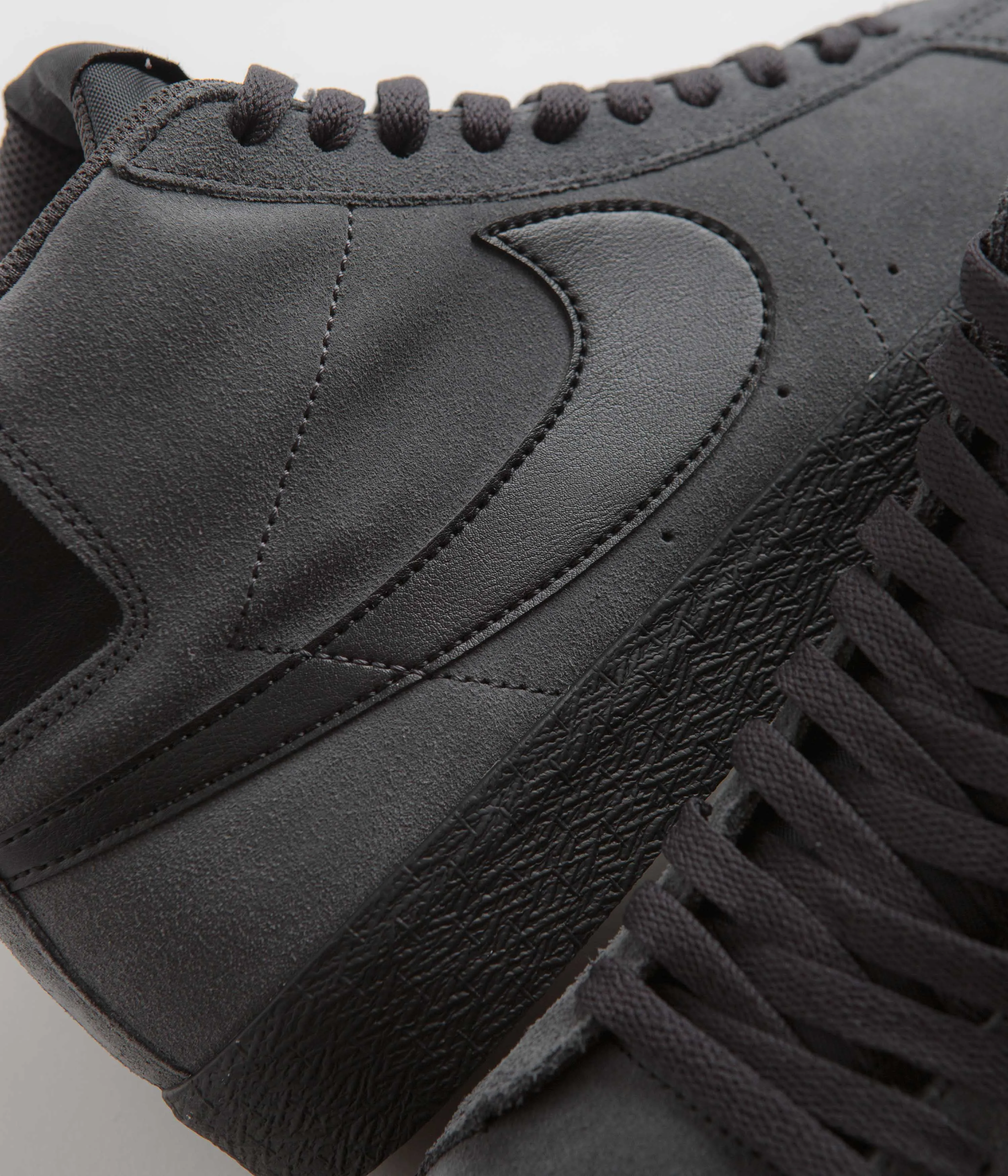 Nike SB Blazer Mid Shoes - Anthracite / Black - Anthracite - Black