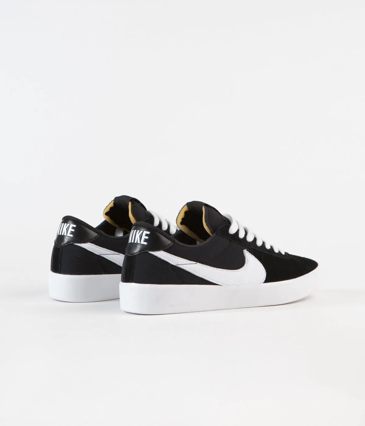 Nike SB Bruin React Shoes - Black / White - Black - Anthracite