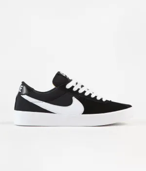 Nike SB Bruin React Shoes - Black / White - Black - Anthracite