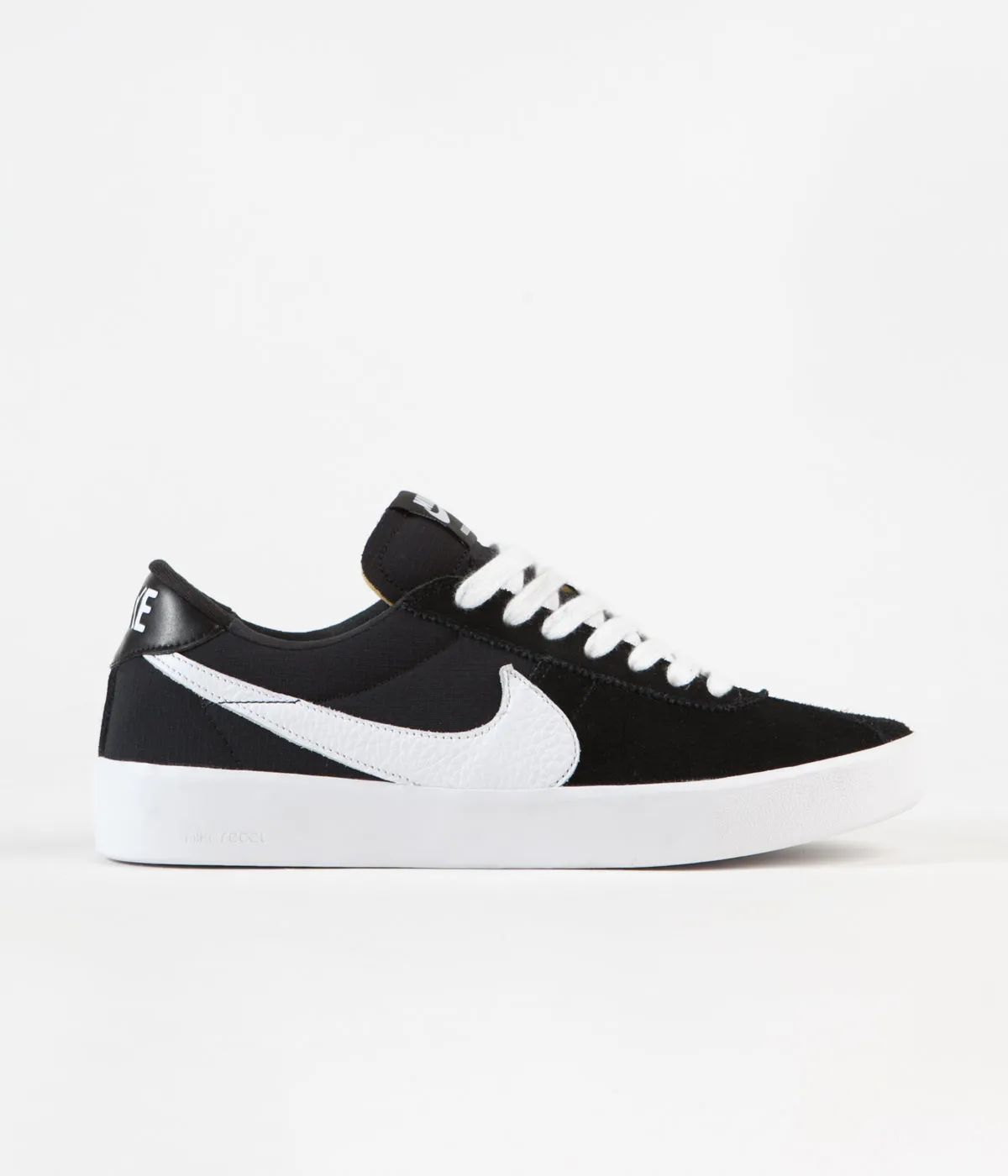 Nike SB Bruin React Shoes - Black / White - Black - Anthracite