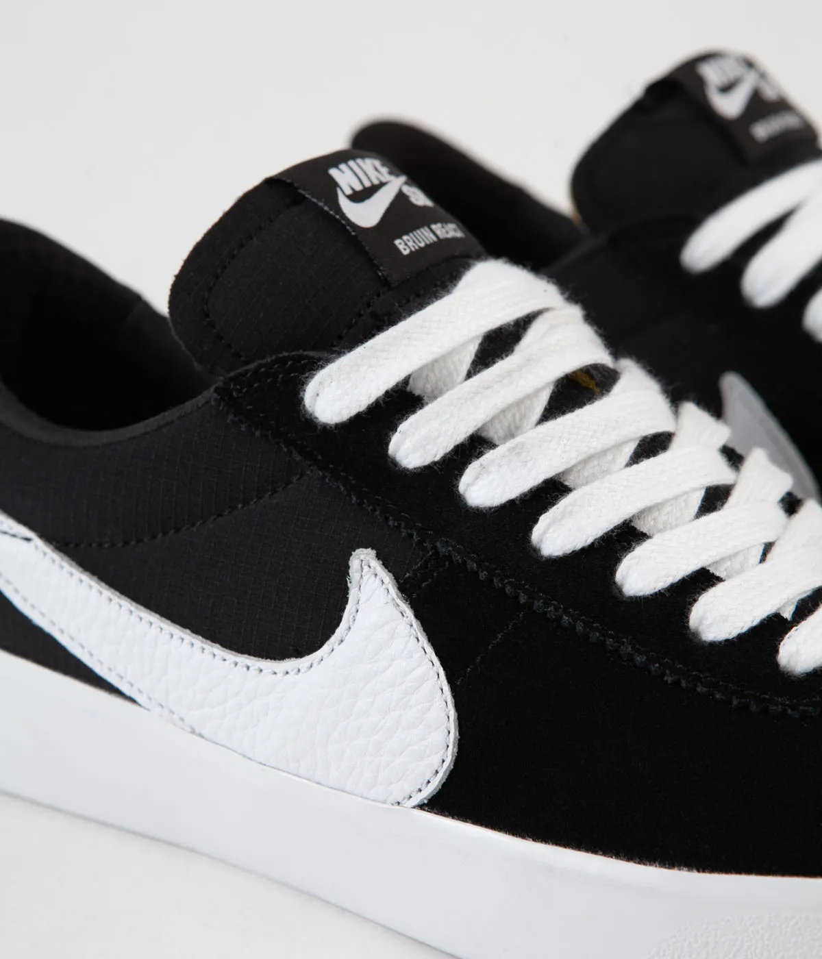 Nike SB Bruin React Shoes - Black / White - Black - Anthracite