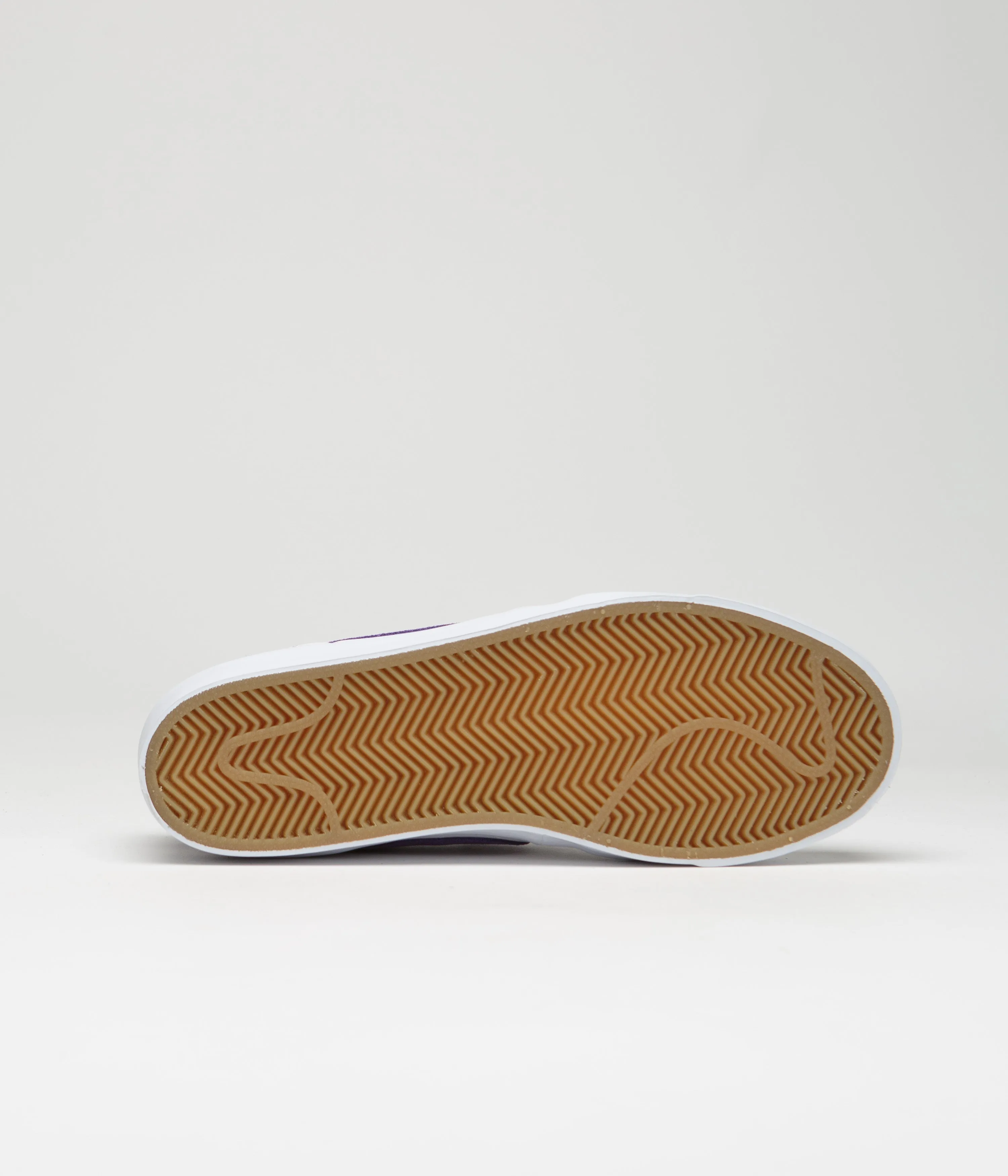 Nike SB Pogo Plus Shoes - White / Court Purple - White - Gum Light Brown