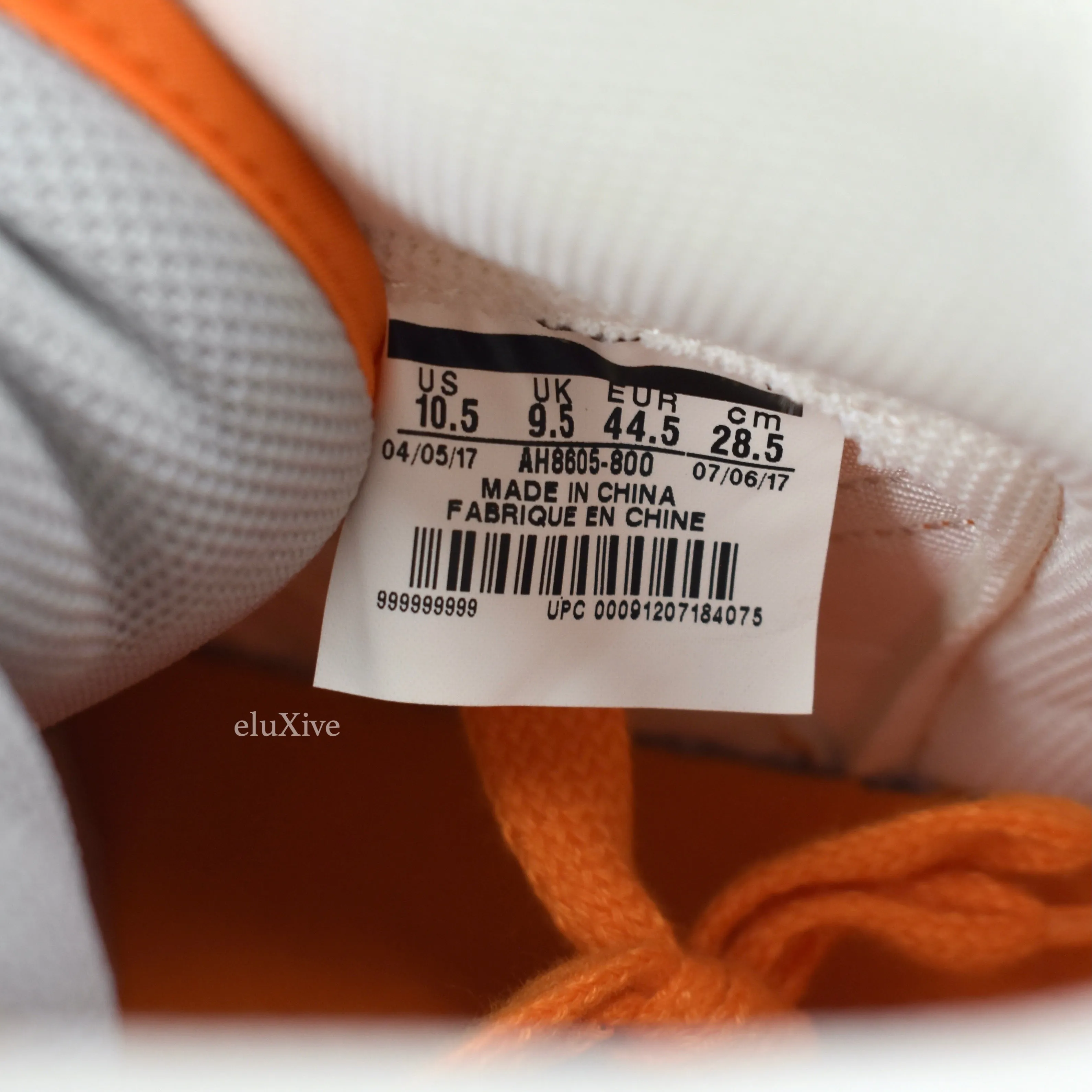 Nike - Vandal High Supreme OG 'Doc Brown' (Orange/White)