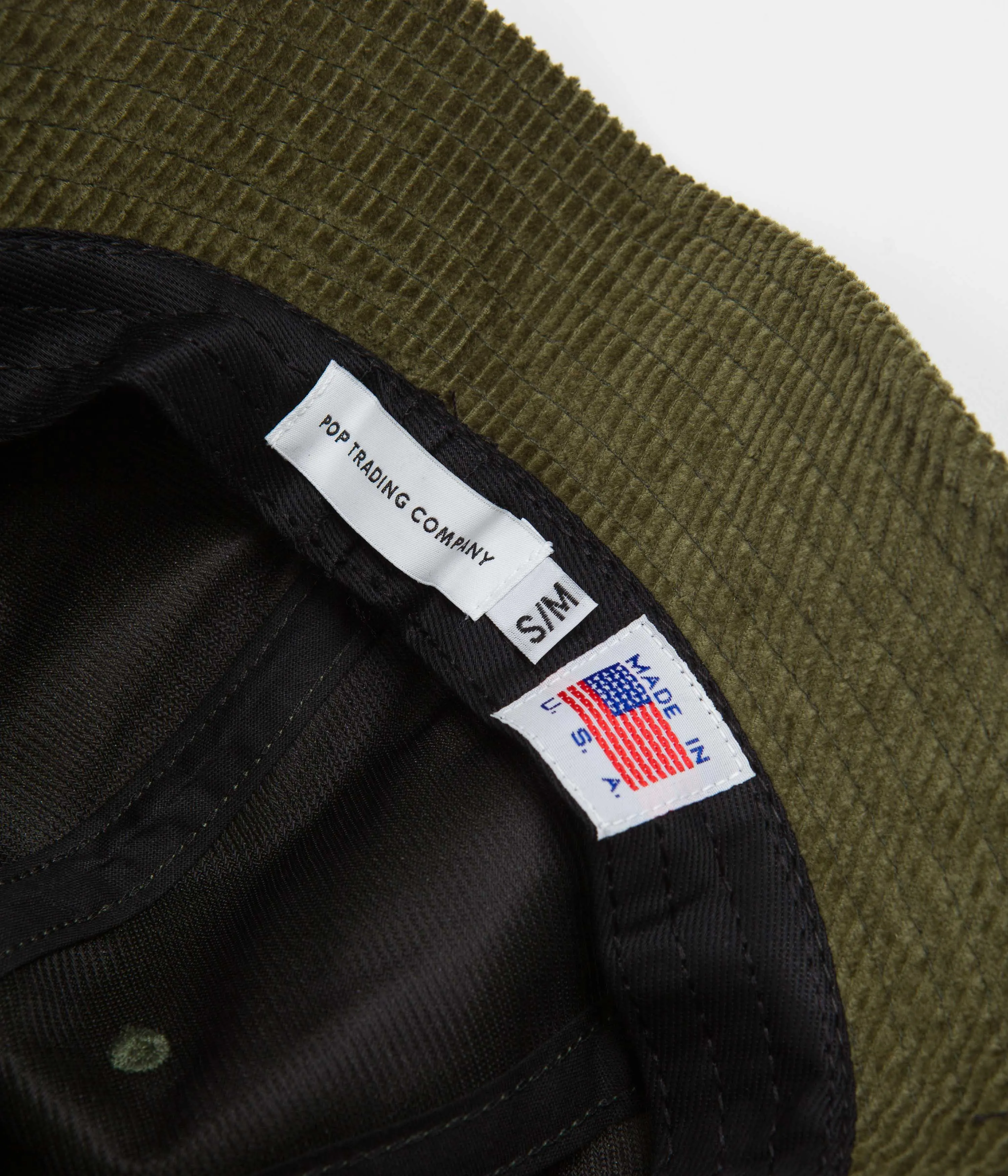 Pop Trading Company Bell Hat - Olivine Ripstop / Cord