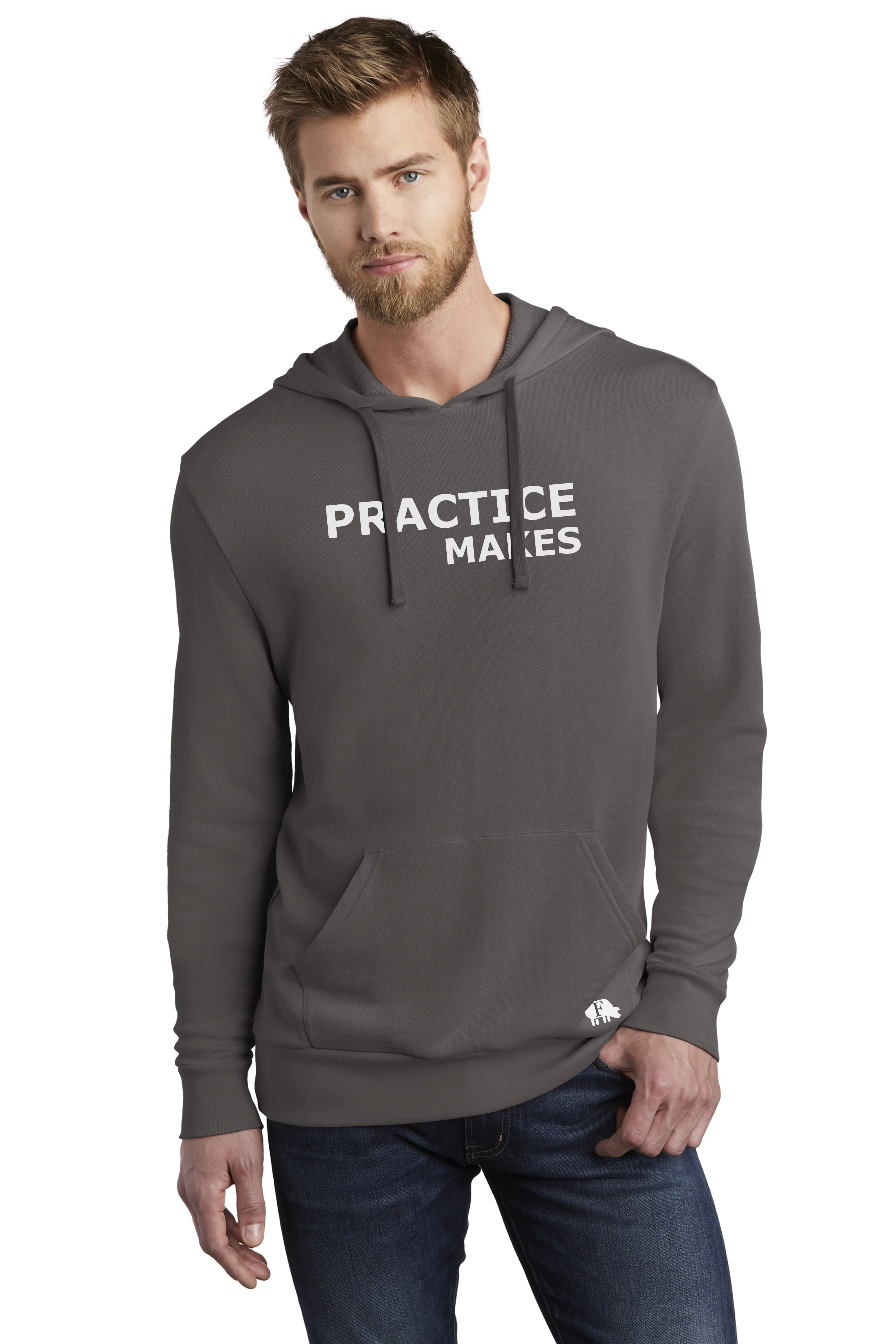 PRACTICE MAKES Lazy Comfort Hoodie Adult