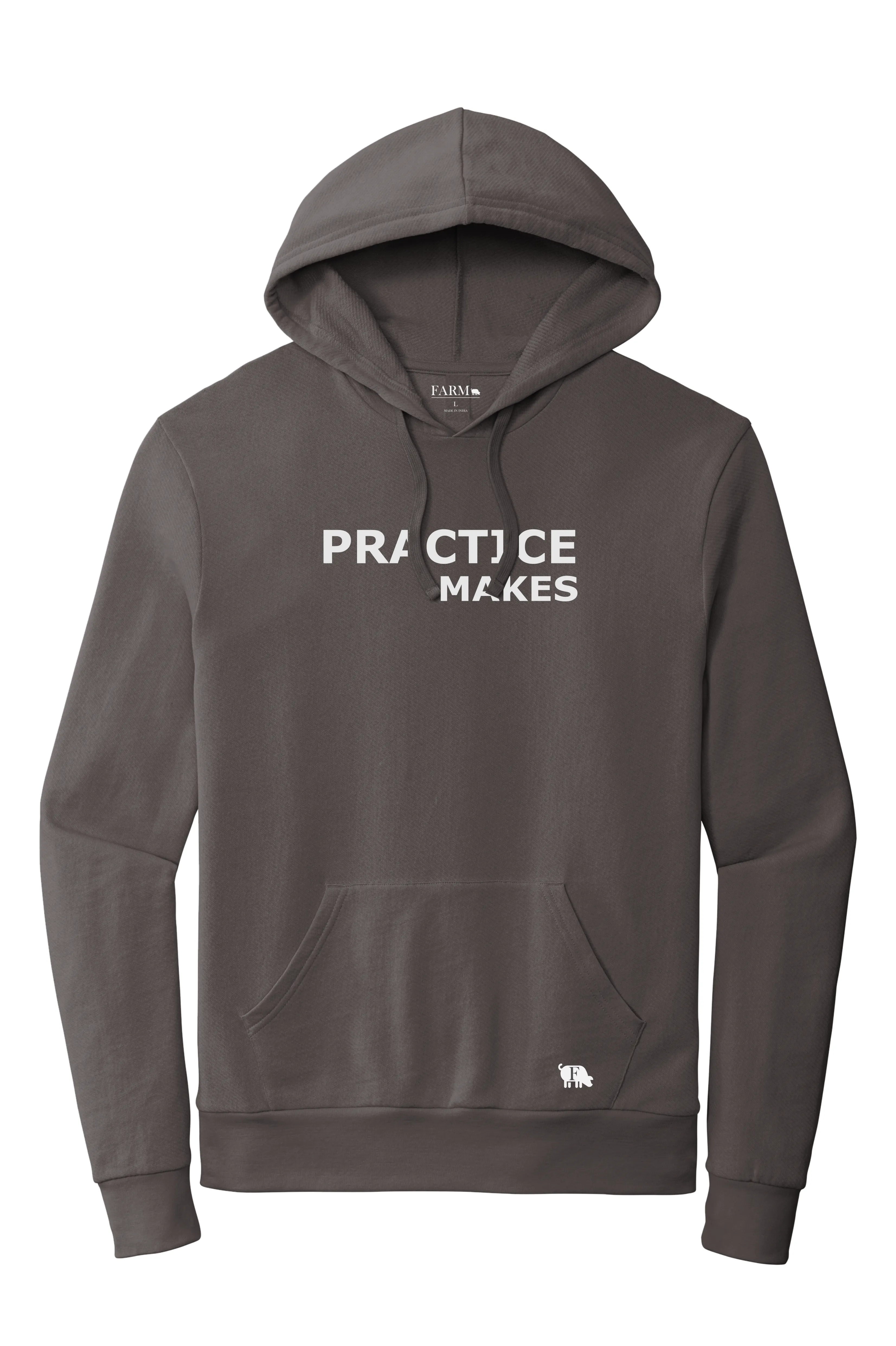 PRACTICE MAKES Lazy Comfort Hoodie Adult