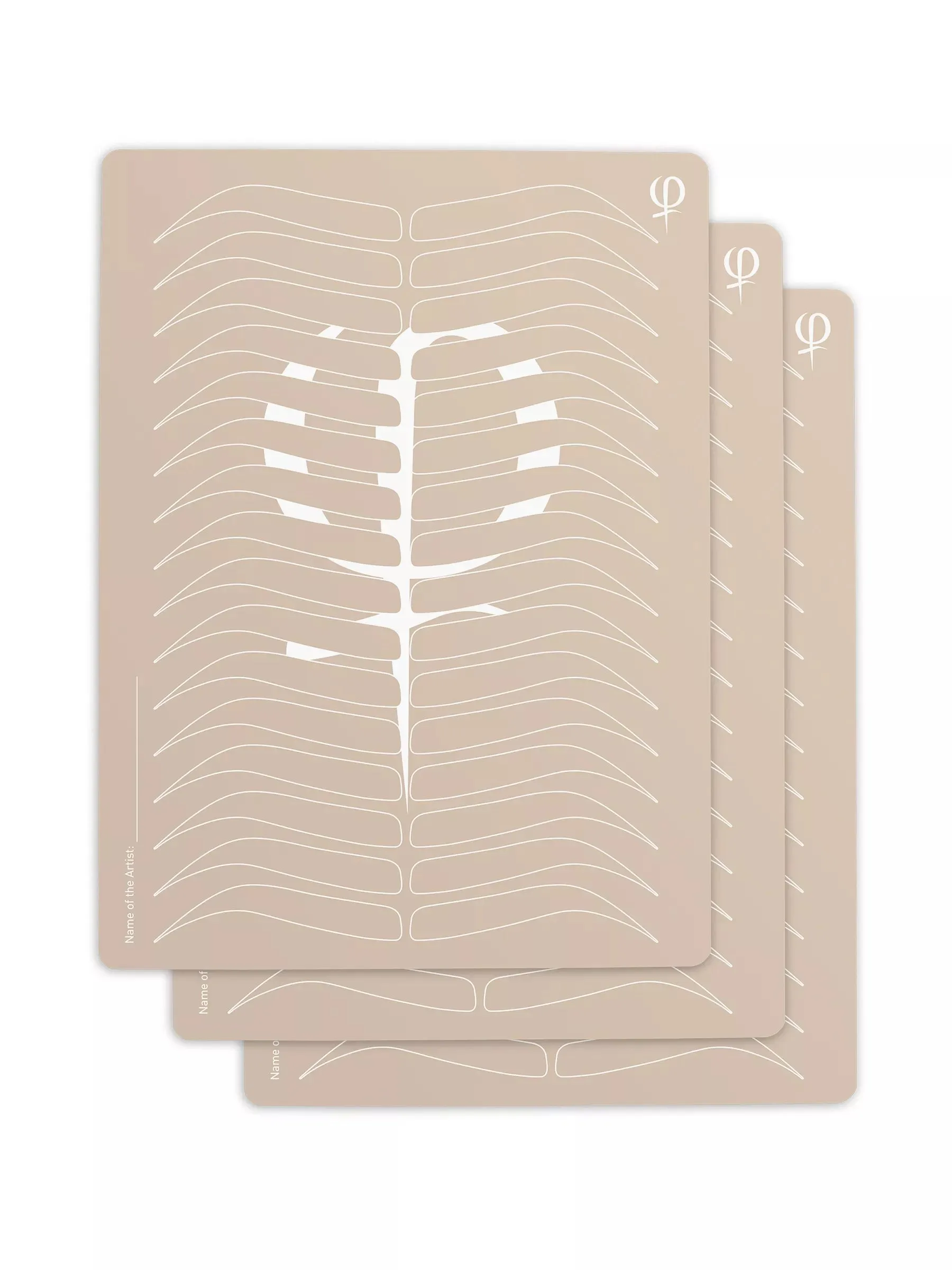 Practicing Latex Printed Shape and Outlines 3pcs