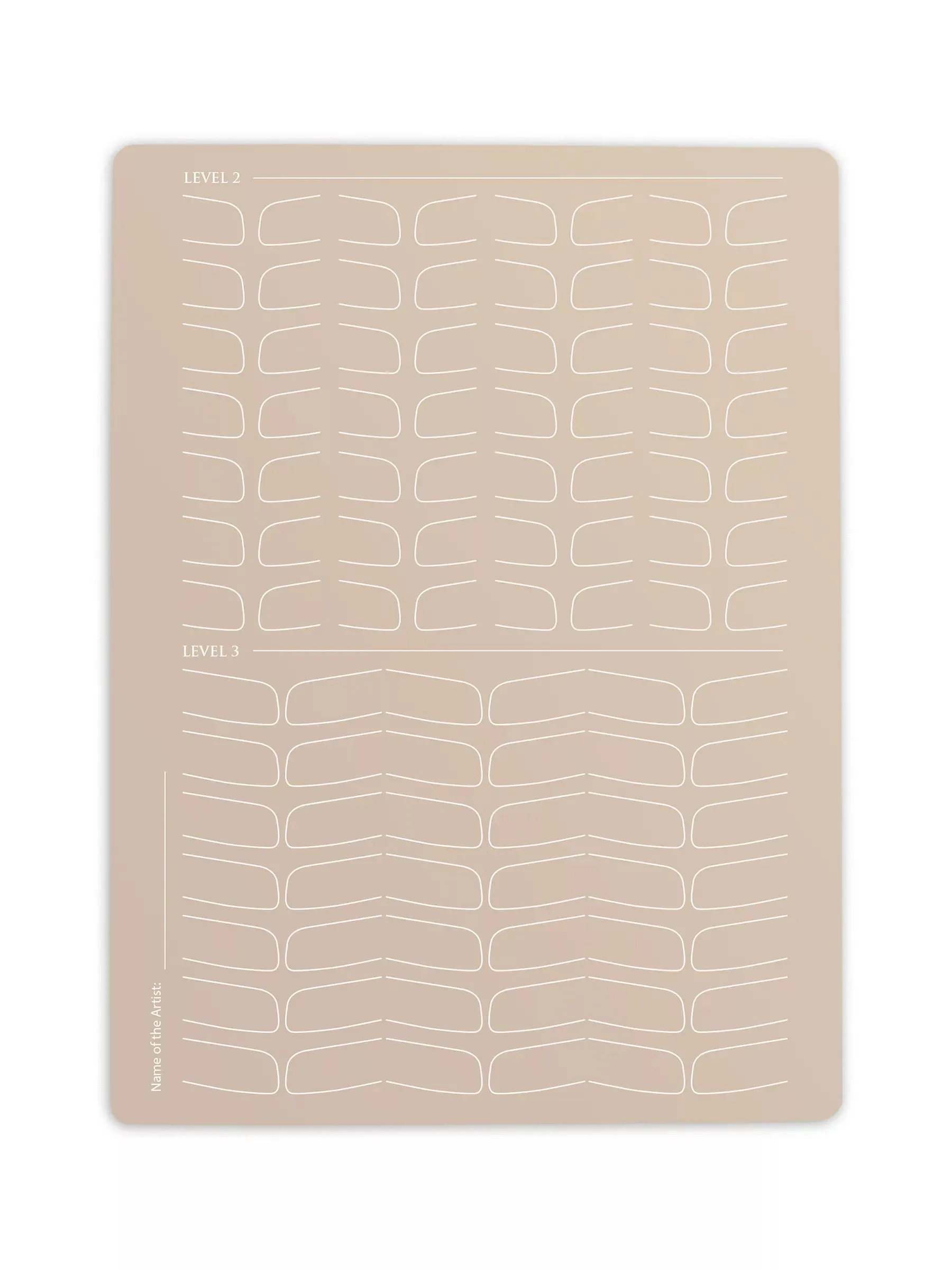 Practicing Latex Printed Shape and Outlines 3pcs