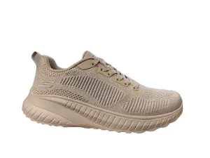 Skechers scarpa sneakers da donna Bob Squad Chaos Sparkle Divine 117219/TPE tortora