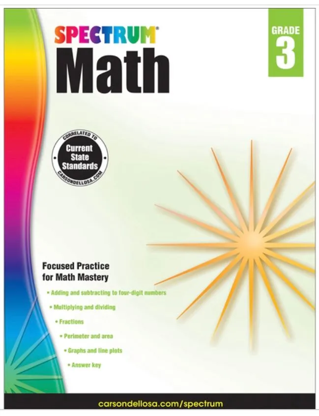 Spectrum Math, grade 3