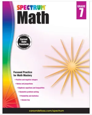 Spectrum Math, grade 7