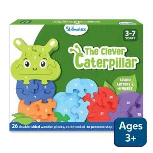The Clever Caterpillar | Wooden Puzzle (ages 3 )